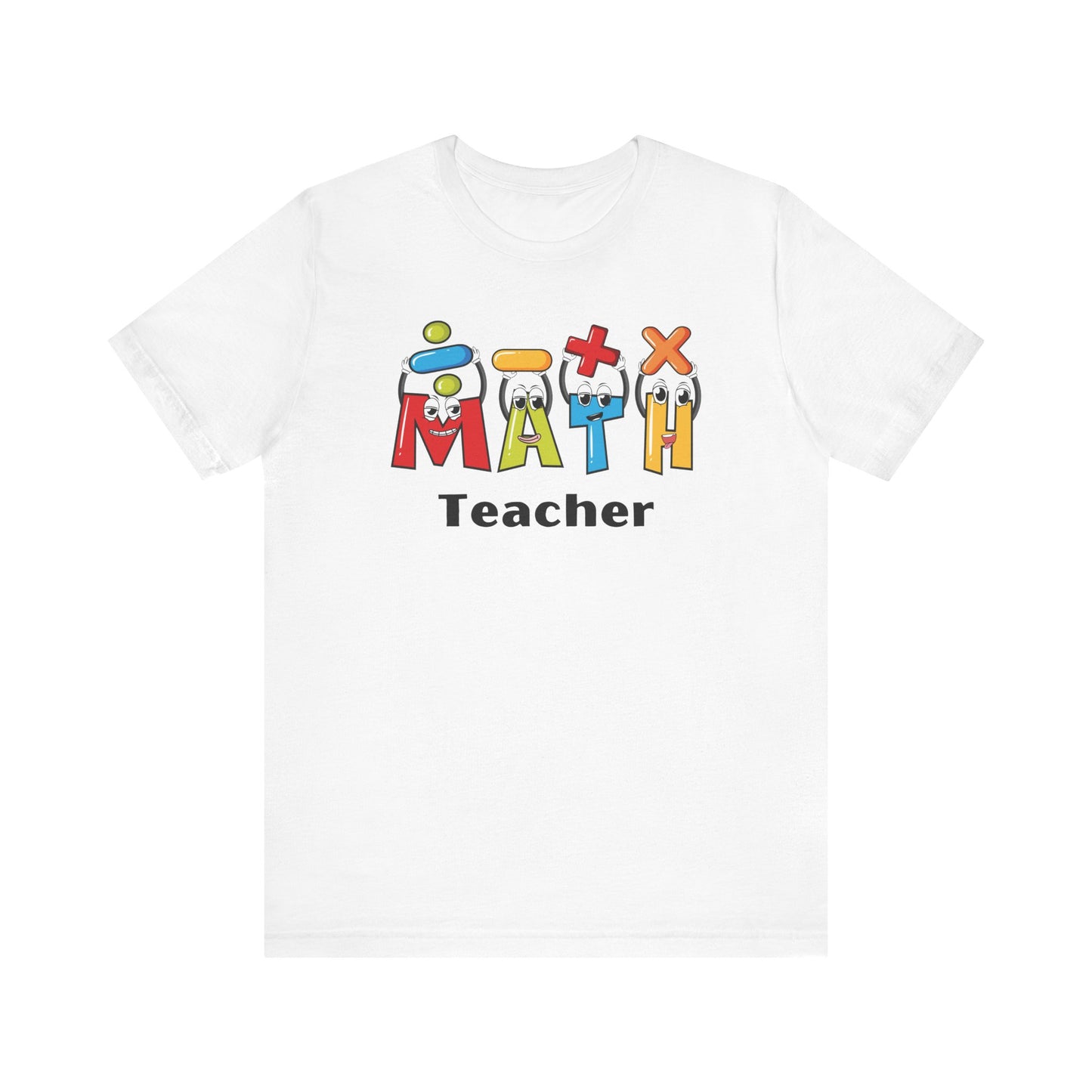 Fun Math Teacher Unisex Jersey Short Sleeve Tee - Perfect for Classroom and Gifts