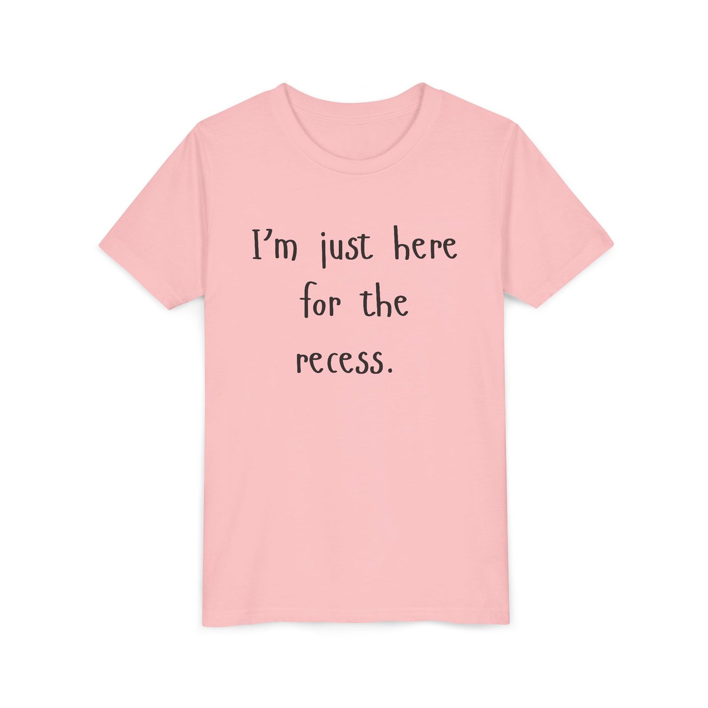 Youth Casual Tee, Fun T-Shirt for Kids, Graphic Shirt for Recess, Boys and Girls Summer Top, Ideal Back-to-School Gift