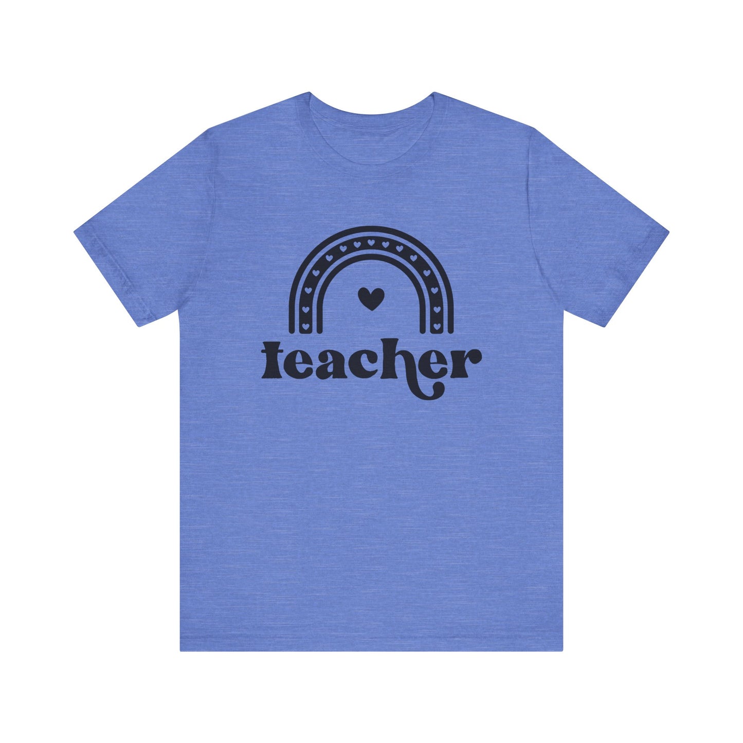 Teacher Rainbow Tee - Unisex Short Sleeve T-Shirt