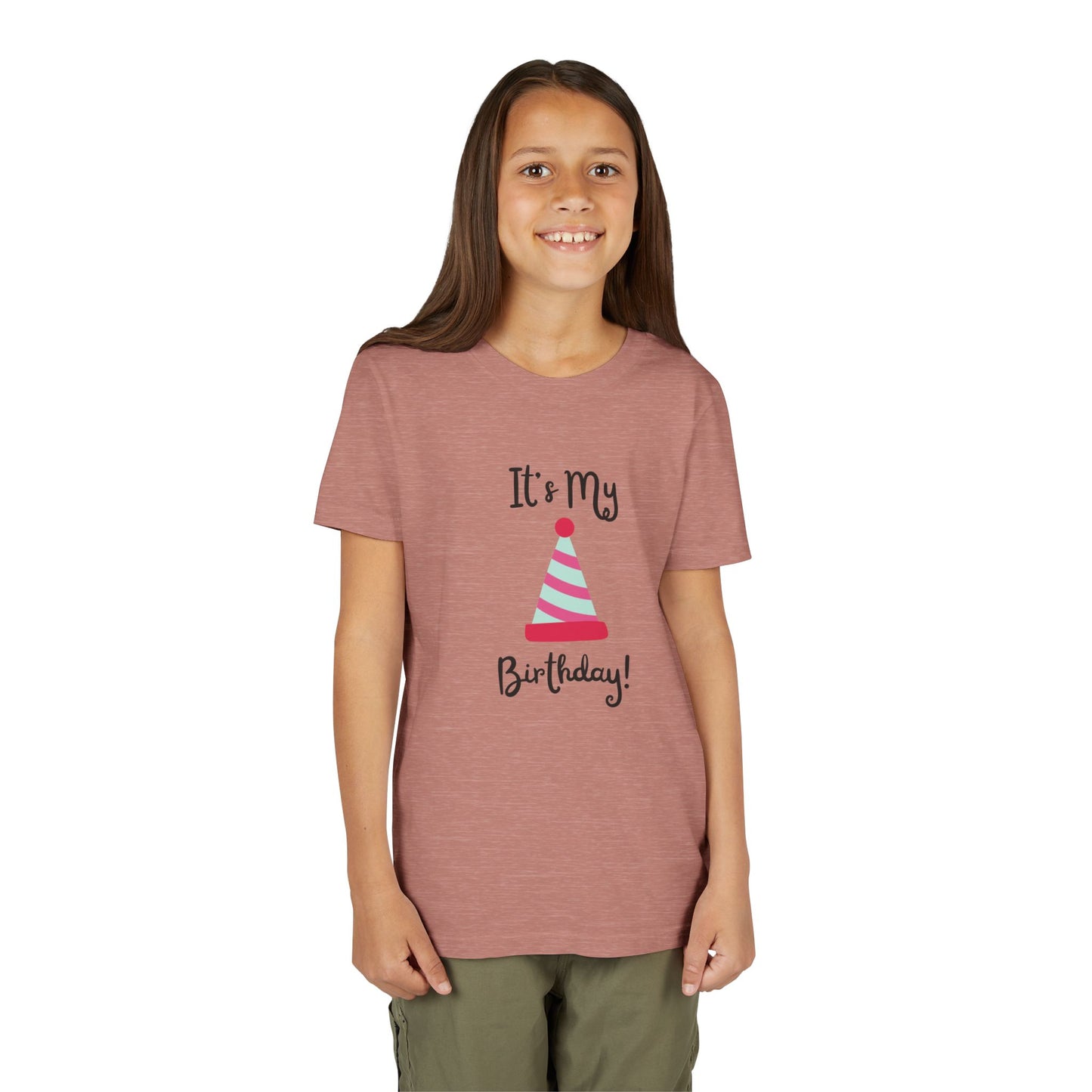 Kids Birthday Celebration Tee - "It's My Birthday!" Short Sleeve T-Shirt