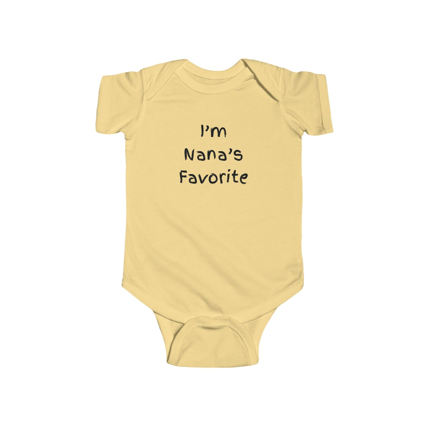 Cute Baby Bodysuit - "I'm Nana's Favorite"