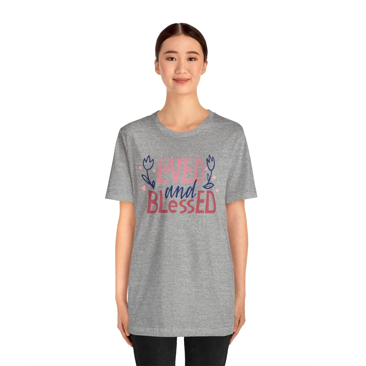 Loved and Blessed Jersey Tee - Sweet Comfort for Everyday Wear