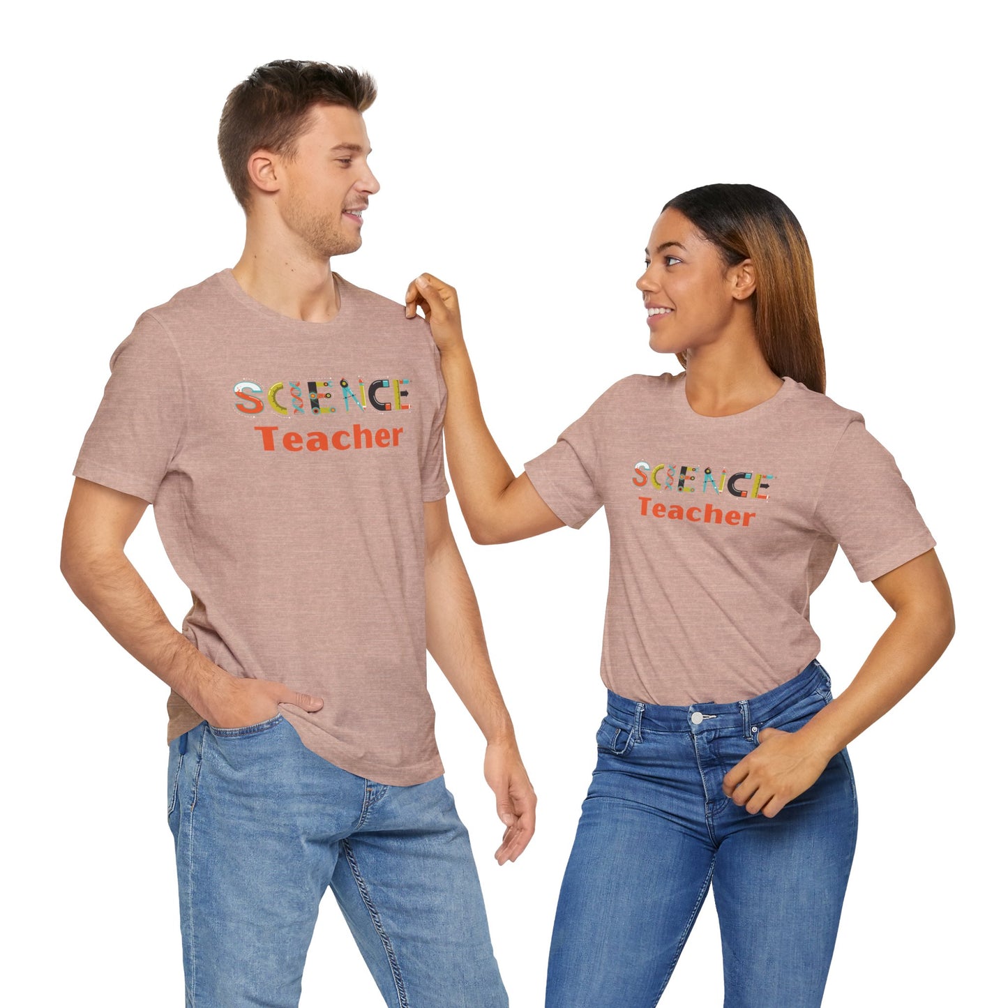 Science Teacher Unisex Tee - Fun & Colorful Graphic Shirt for Educators
