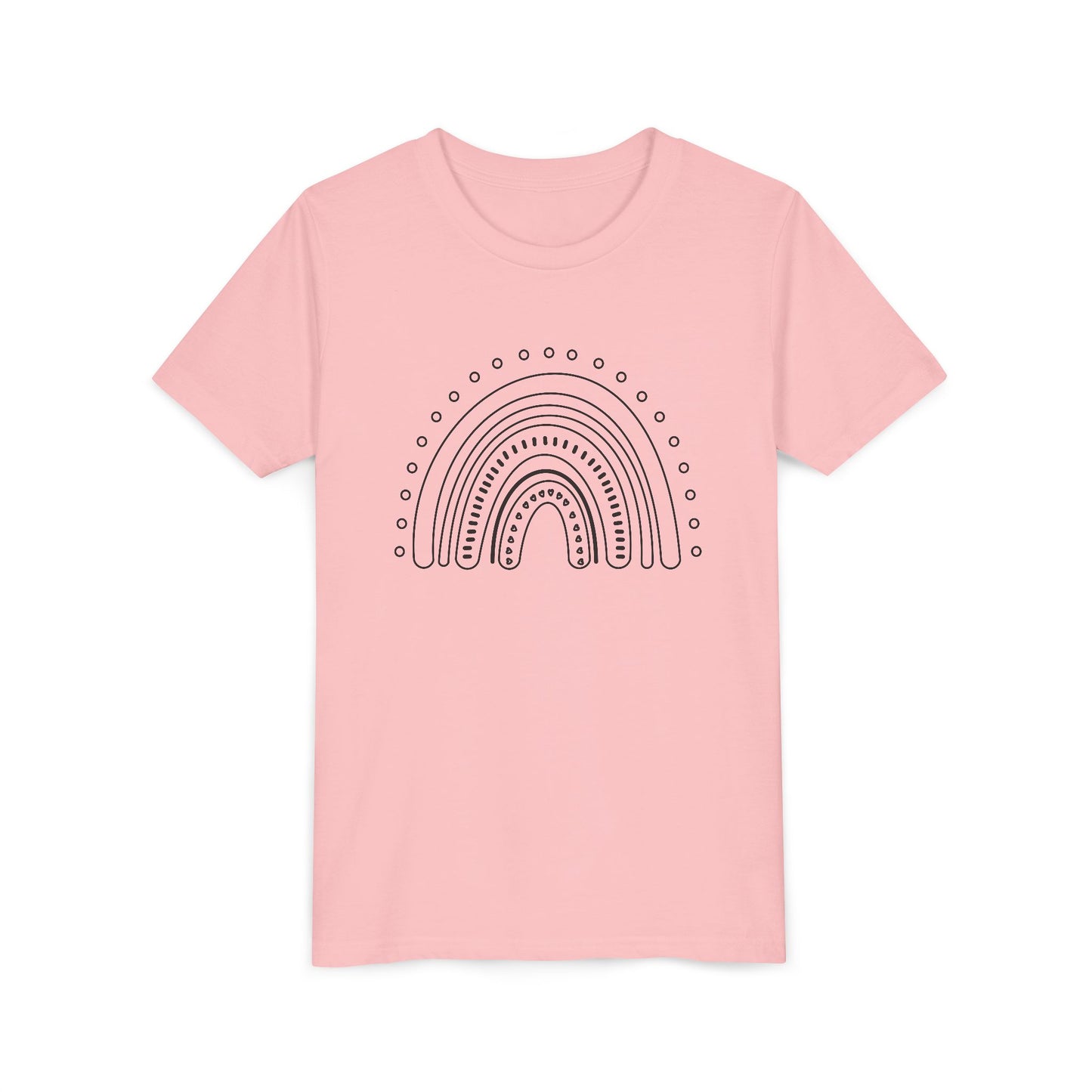 Kids Rainbow Art Short Sleeve Tee - Fun & Colorful Design