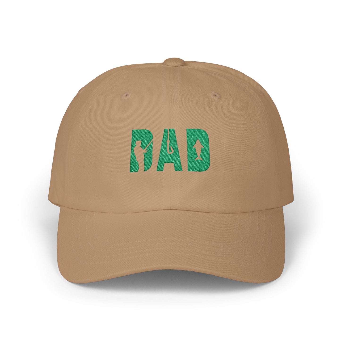 Fishing Dad Cap - Stylish White Hat for Fathers Who Love Fishing
