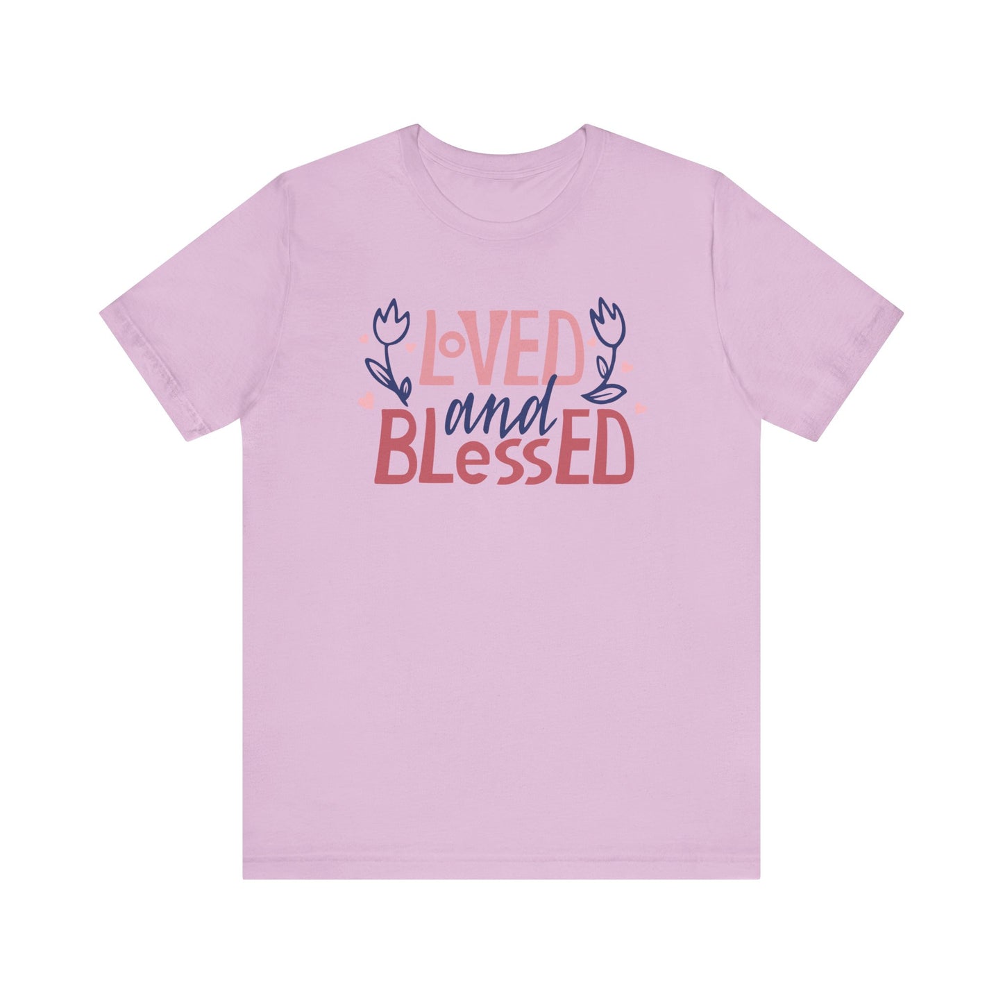 Loved and Blessed Jersey Tee - Sweet Comfort for Everyday Wear