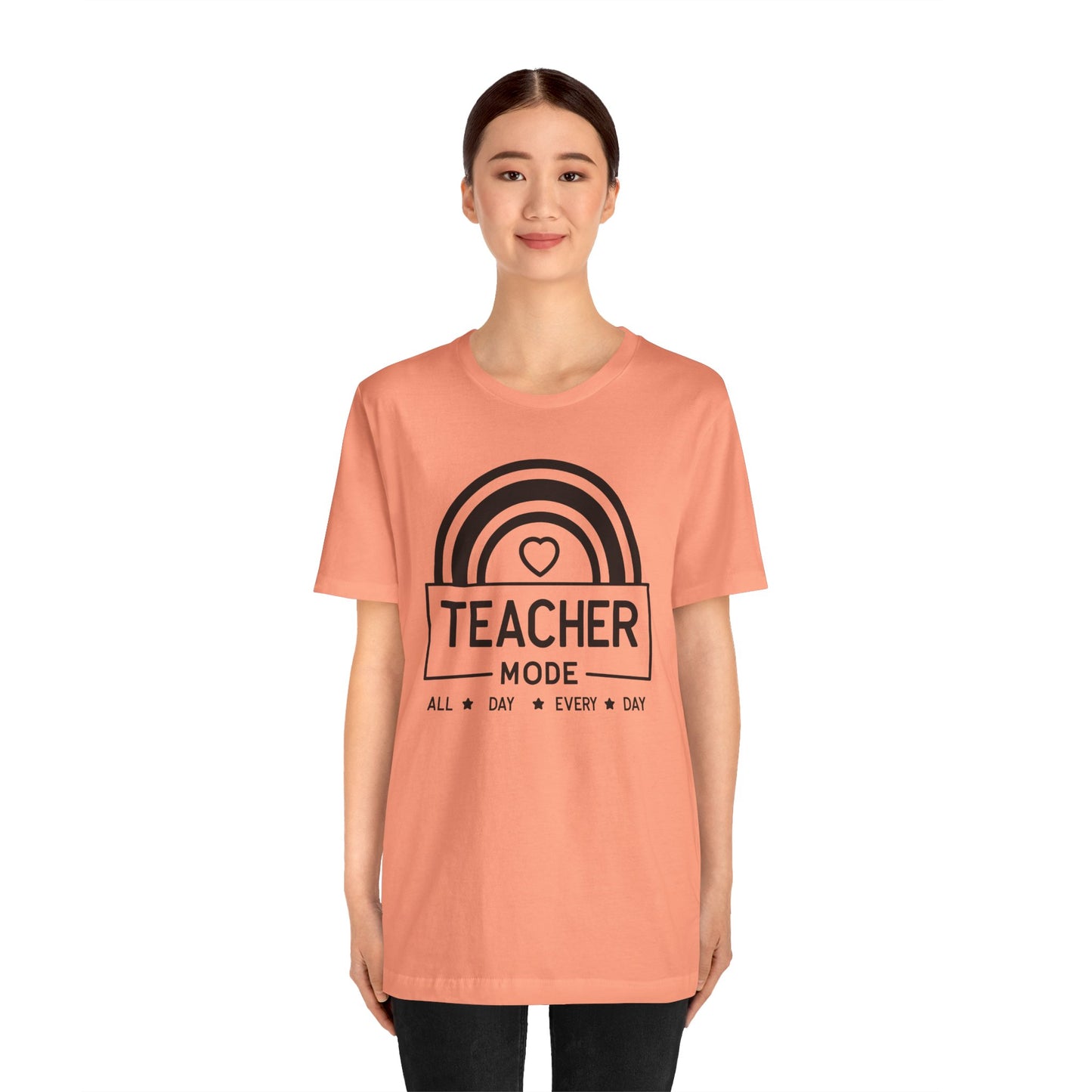 Teacher Mode Unisex Jersey Short Sleeve Tee - All Day Every Day