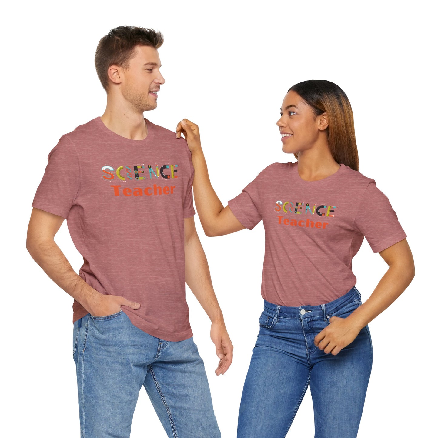 Science Teacher Unisex Tee - Fun & Colorful Graphic Shirt for Educators