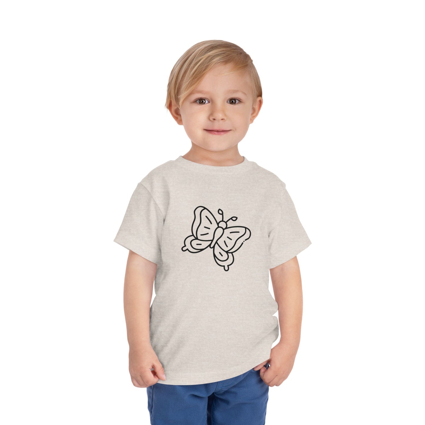Butterfly Toddler Tee - Cute Kids Short Sleeve Shirt for Playtime and Gifts