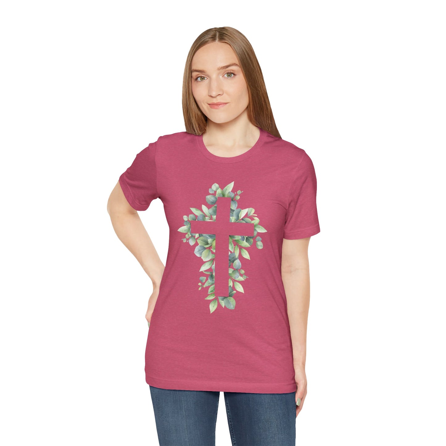 Cross with Leaves T-Shirt
