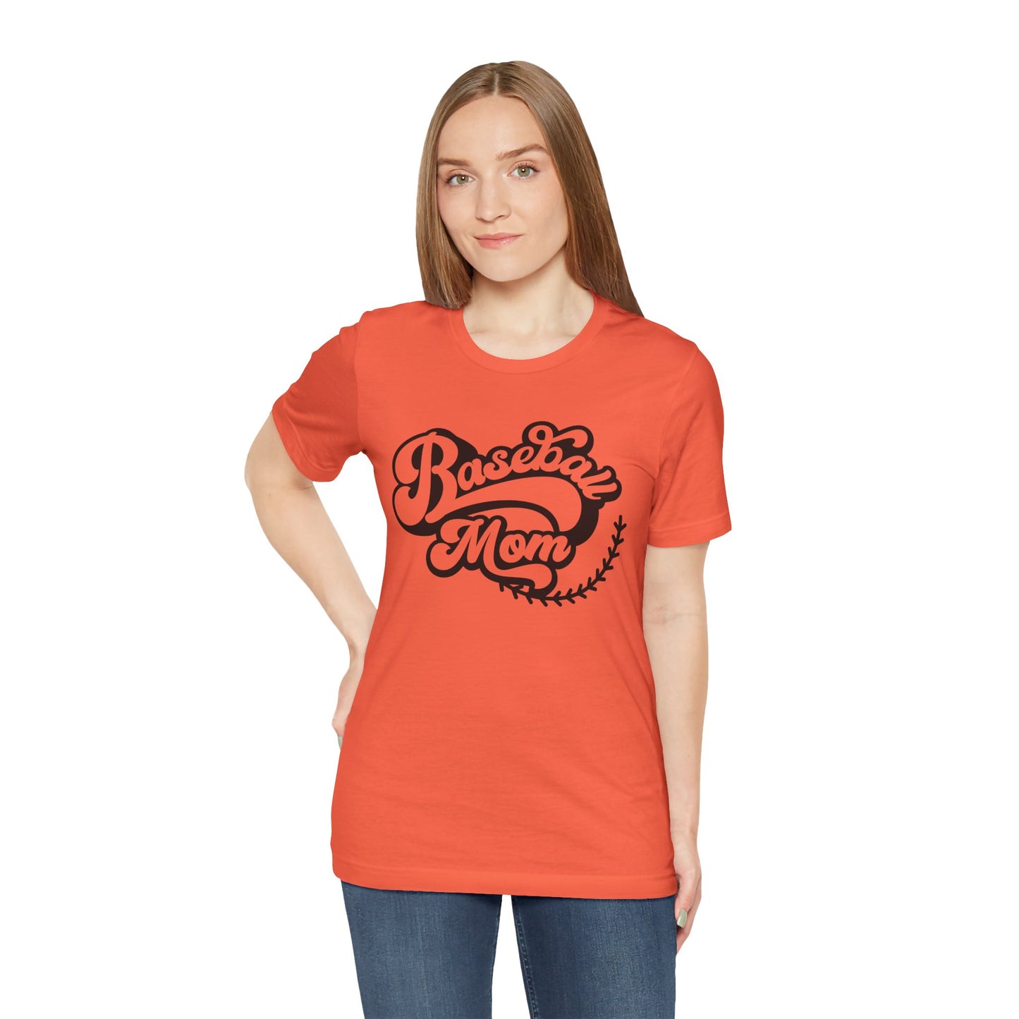 Baseball Mom Jersey Tee - Supportive & Stylish Shirt for Sports Moms