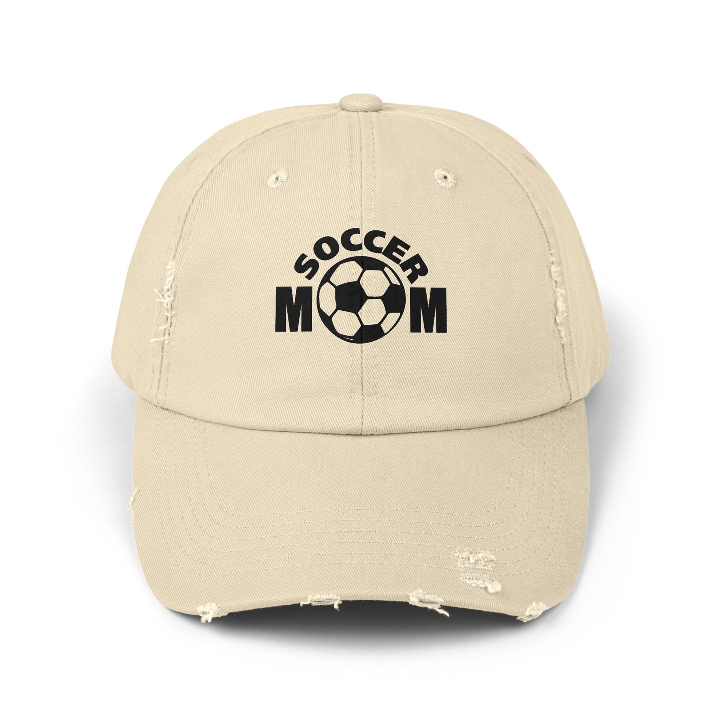 Soccer Mom Distressed Cap - Perfect Gift for Sports Moms
