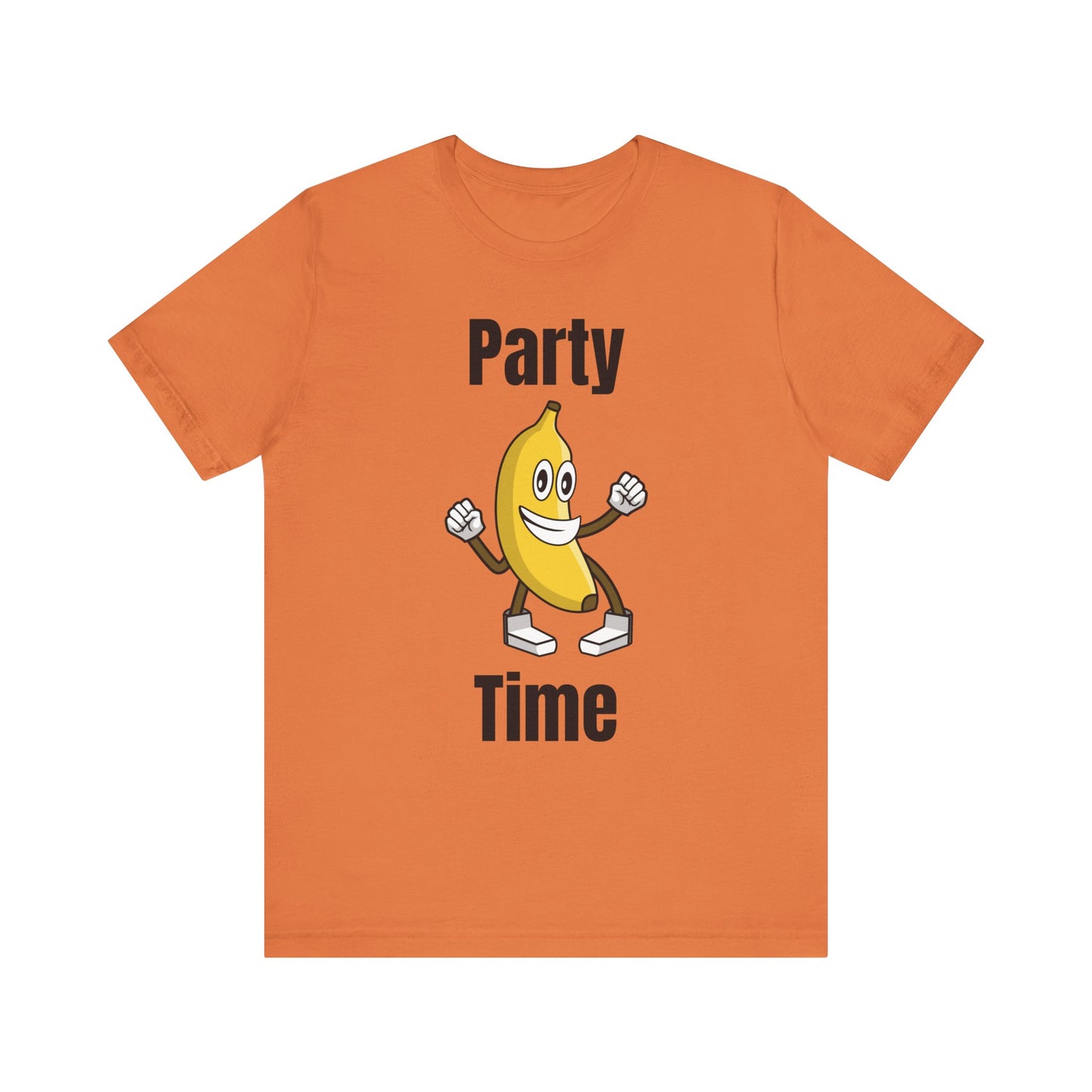 Party Time Banana T-Shirt - Fun Unisex Jersey Tee for Celebrations