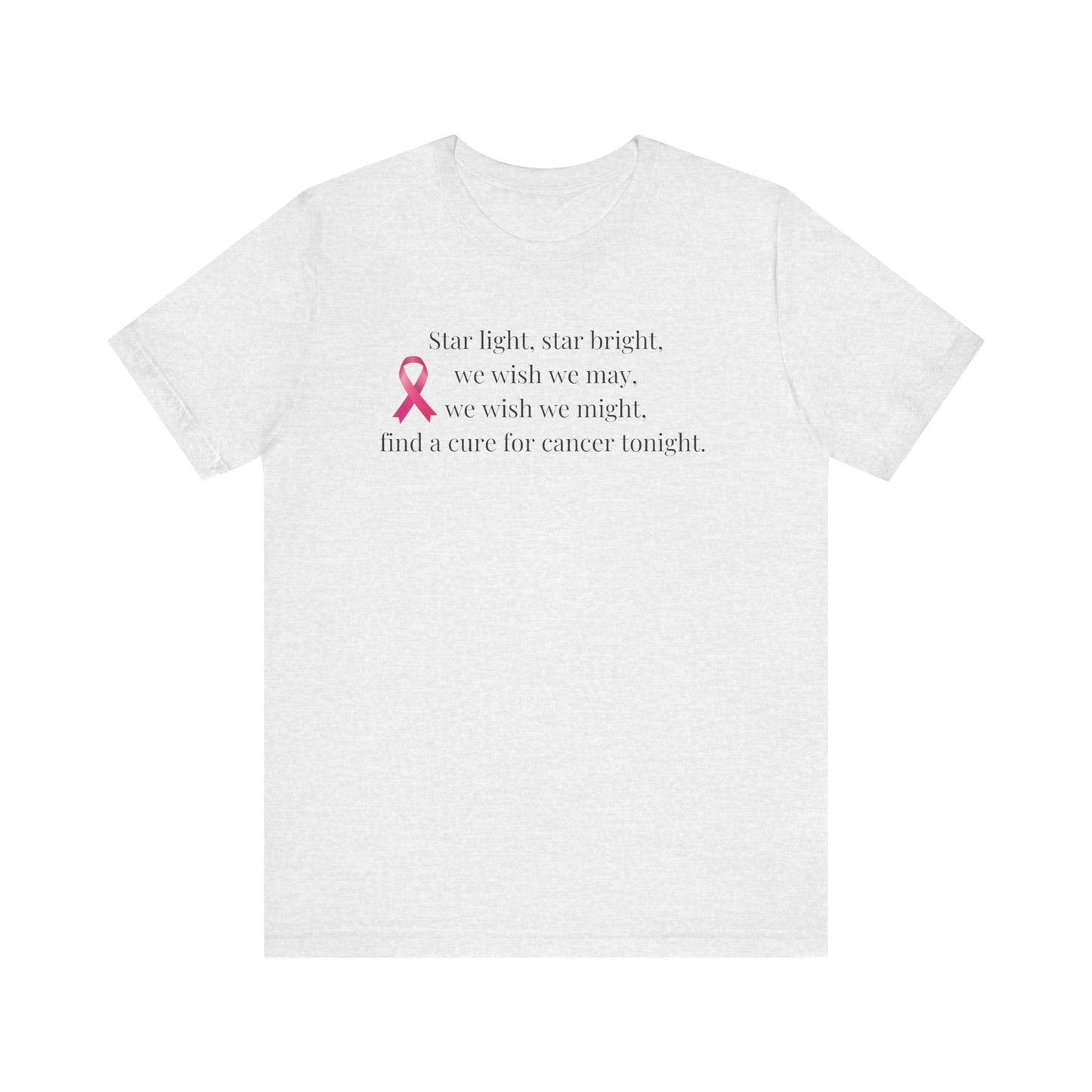 Find a Cure Cancer Awareness Tee - Short Sleeve Shirt (The Mary Beth)