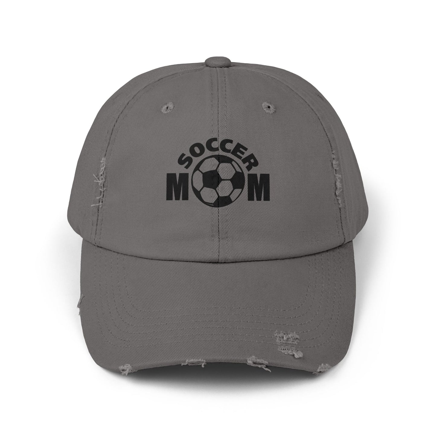 Soccer Mom Distressed Cap - Perfect Gift for Sports Moms