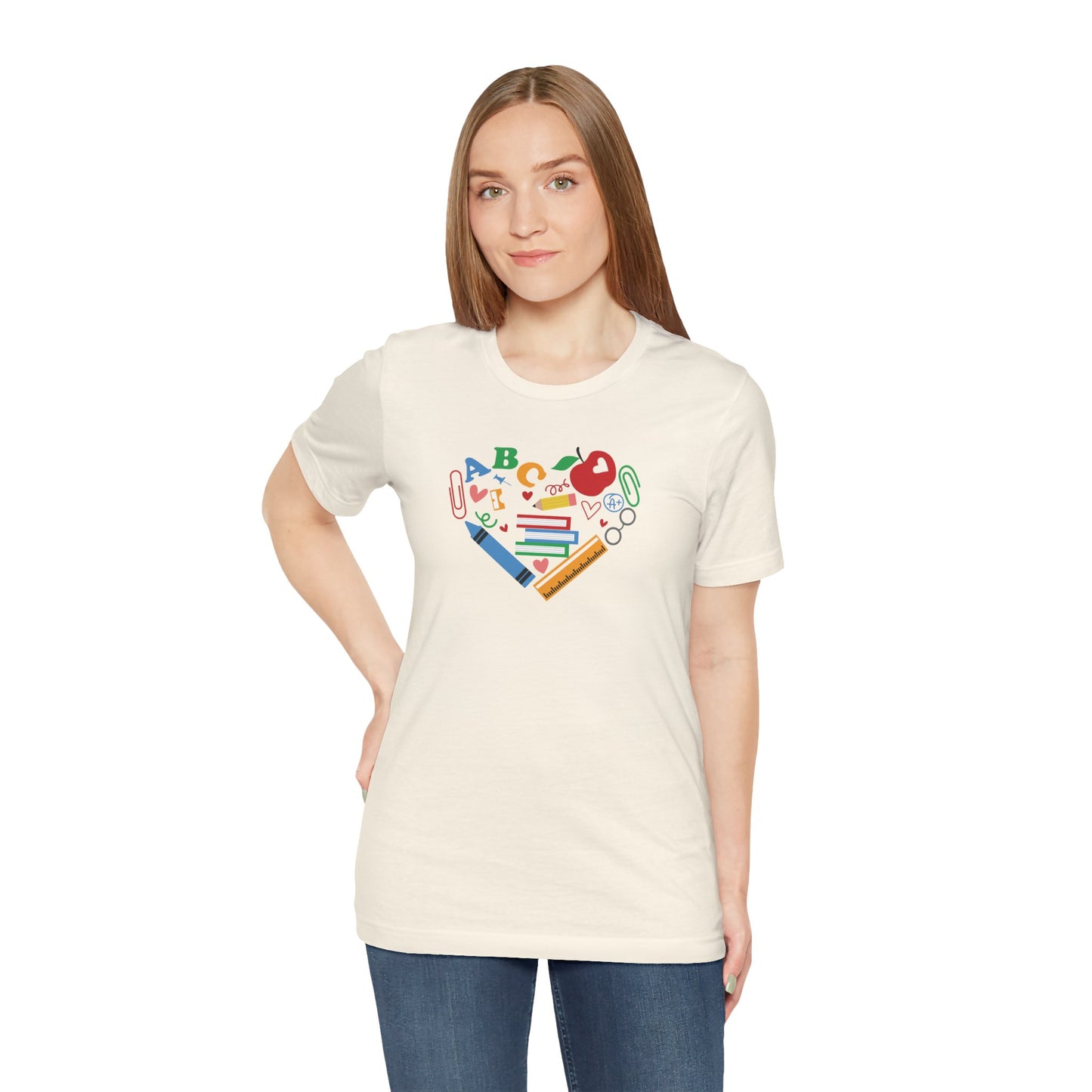 Creative Love Jersey Tee - Perfect for Teachers and Art Lovers