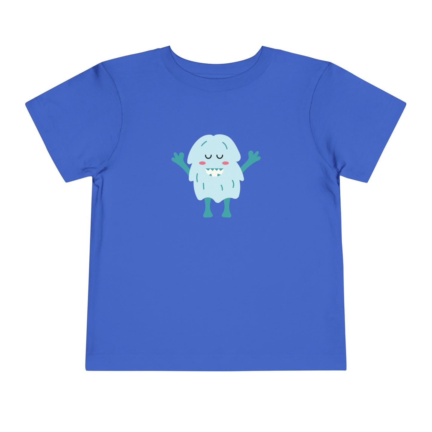 Cute Monster Toddler Short Sleeve Tee - Adorable Playful Shirt for Kids