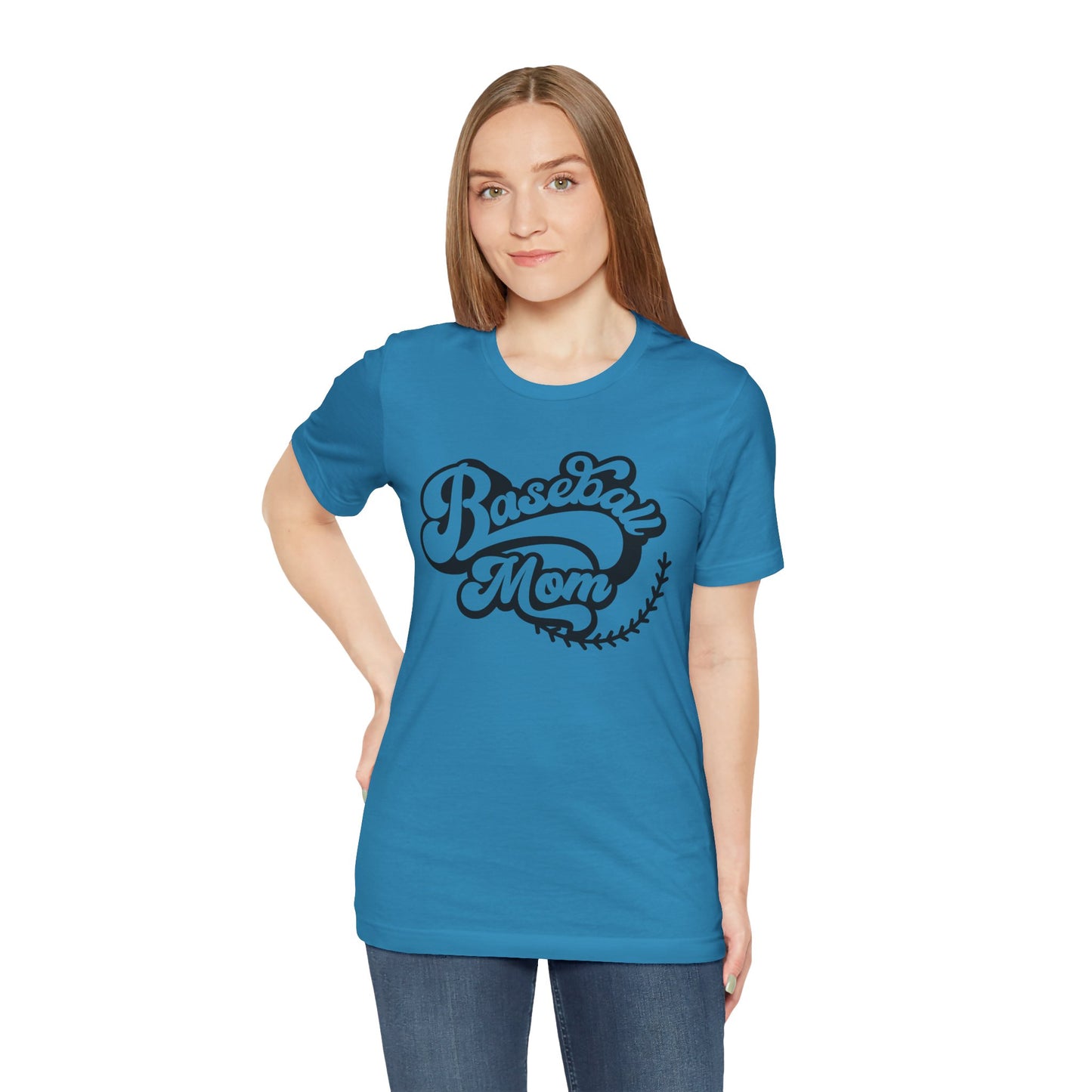 Baseball Mom Jersey Tee - Supportive & Stylish Shirt for Sports Moms