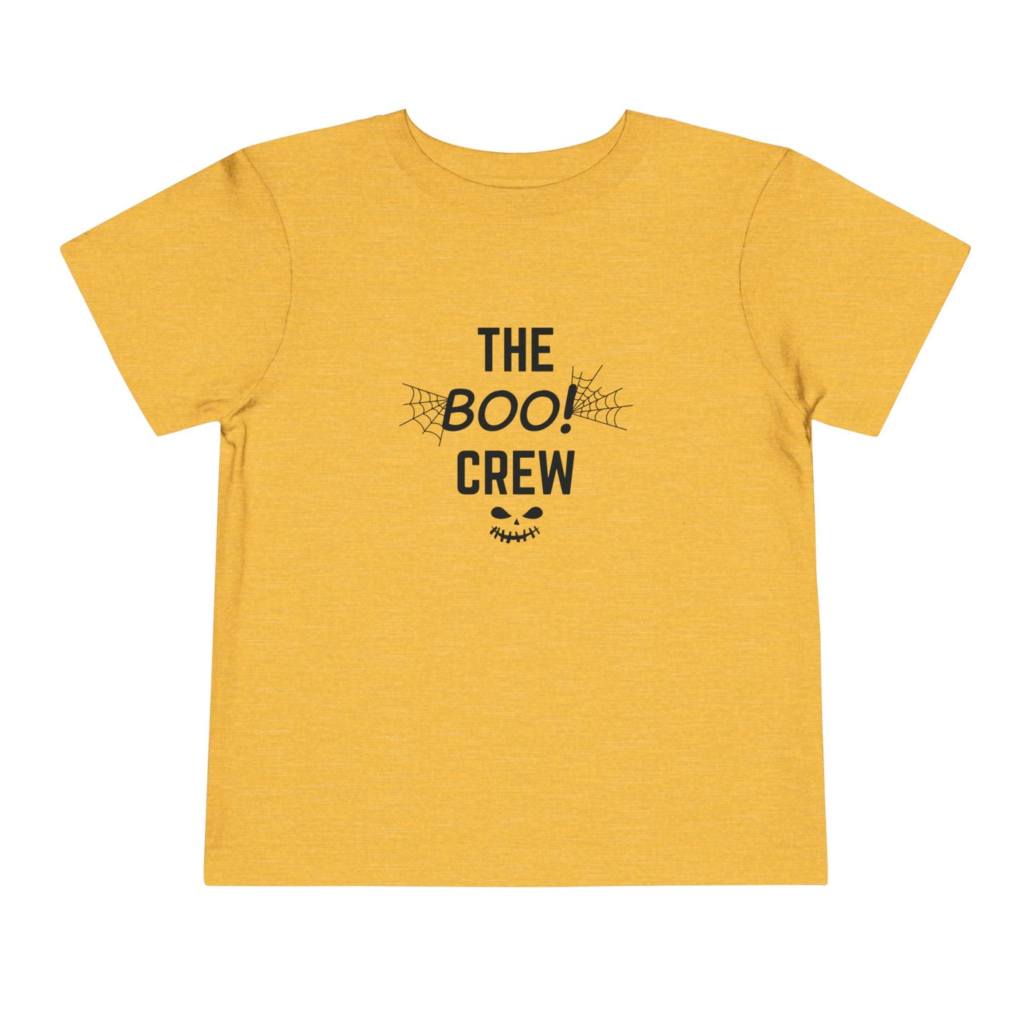 Toddler Halloween Tee, Cute Boo Crew T-Shirt for Kids, Spooky Halloween Outfit, Halloween Party Apparel, Kids Short Sleeve Shirt