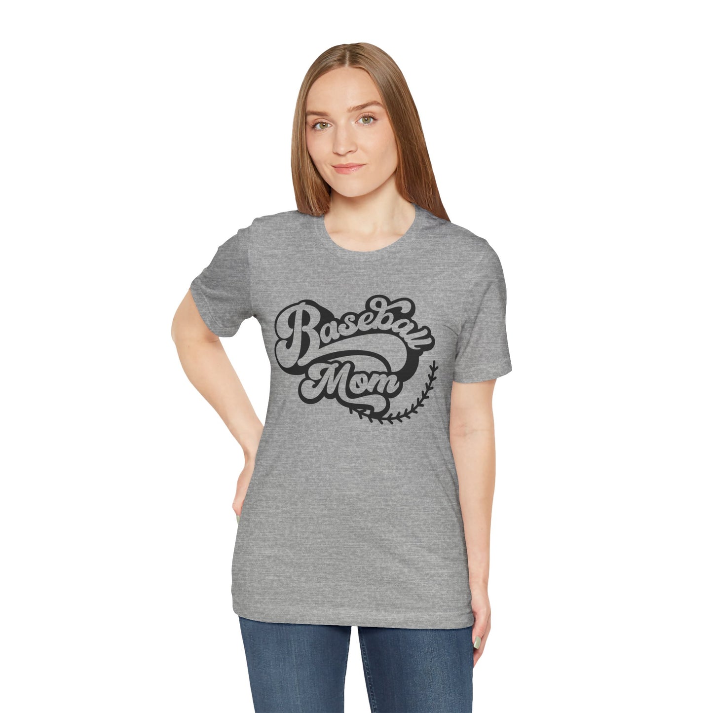 Baseball Mom Jersey Tee - Supportive & Stylish Shirt for Sports Moms