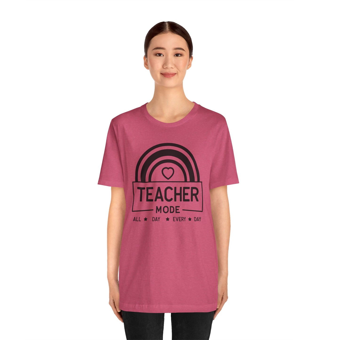 Teacher Mode Unisex Jersey Short Sleeve Tee - All Day Every Day