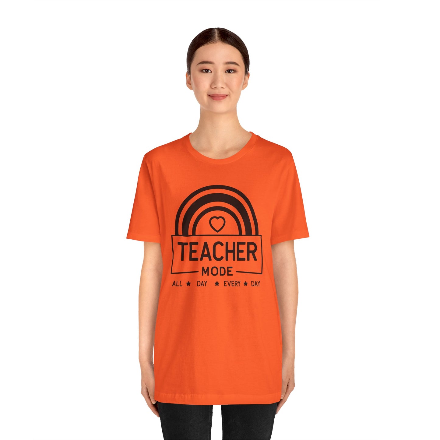 Teacher Mode Unisex Jersey Short Sleeve Tee - All Day Every Day