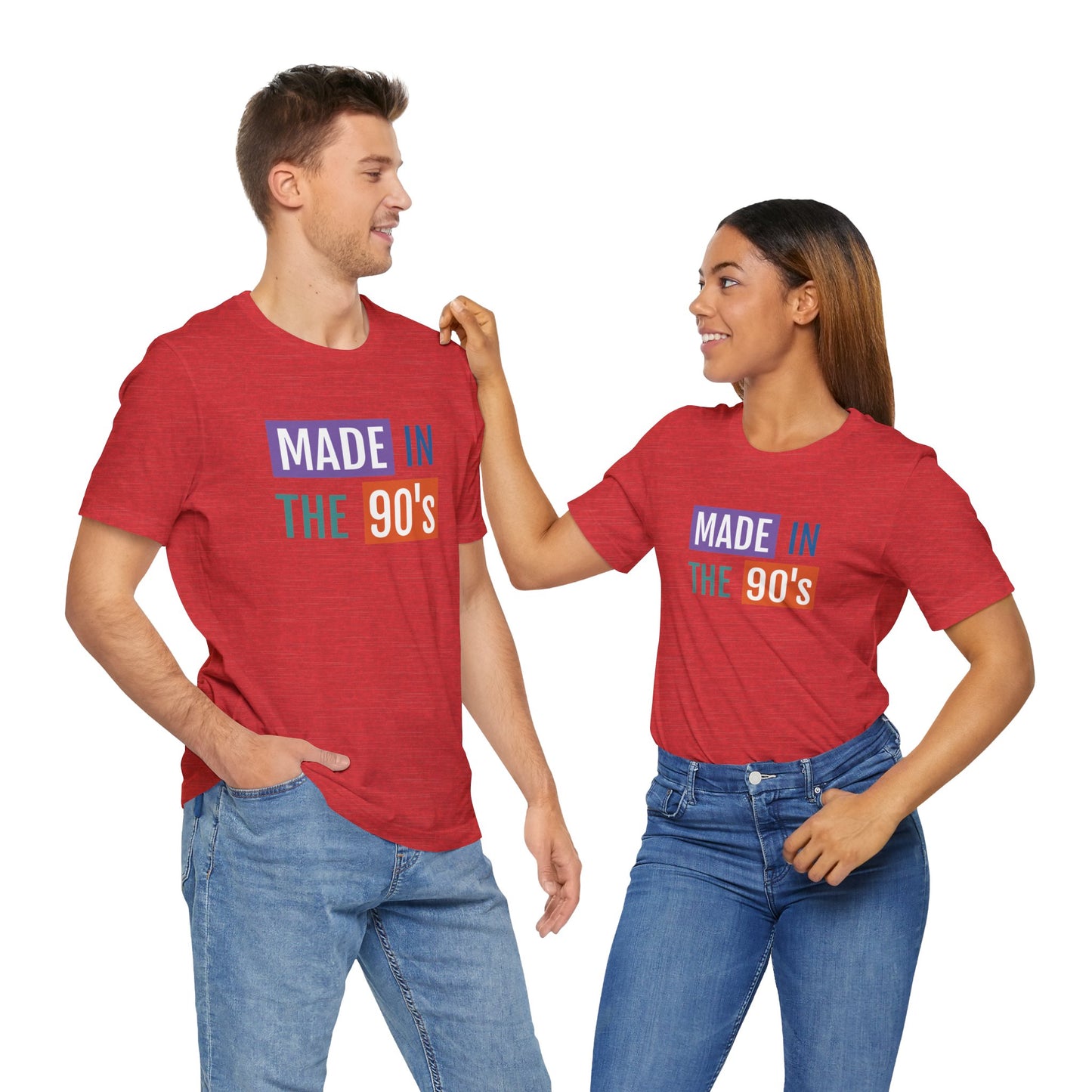 90's Nostalgia Unisex Tee - Made in the 90's Short Sleeve T-Shirt