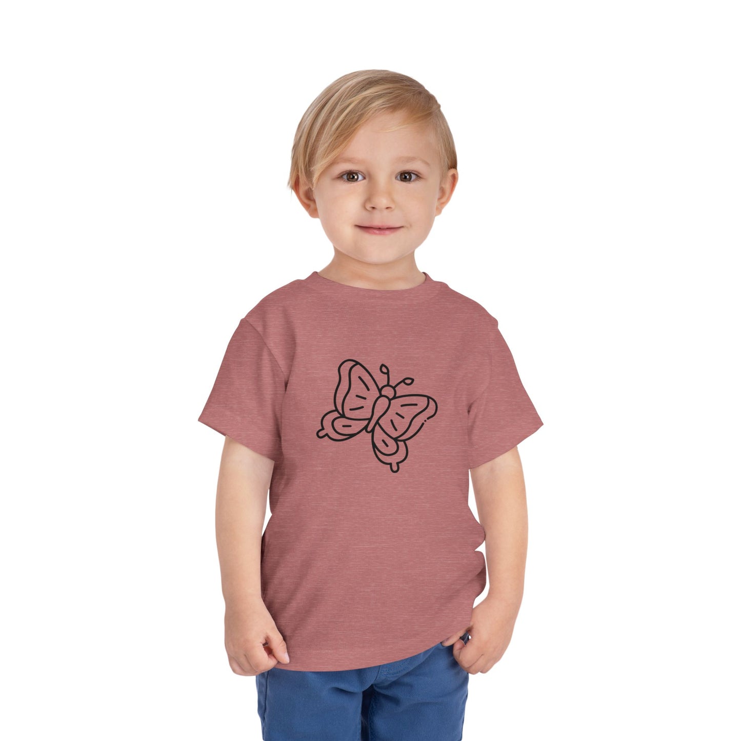 Butterfly Toddler Tee - Cute Kids Short Sleeve Shirt for Playtime and Gifts