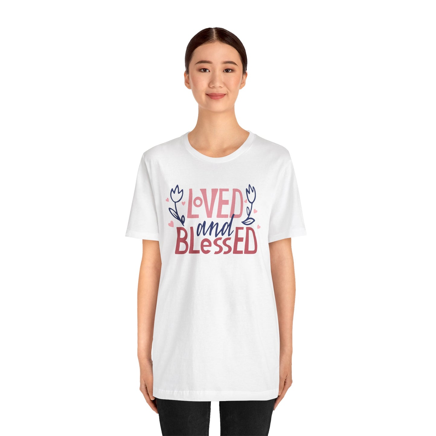 Loved and Blessed Jersey Tee - Sweet Comfort for Everyday Wear