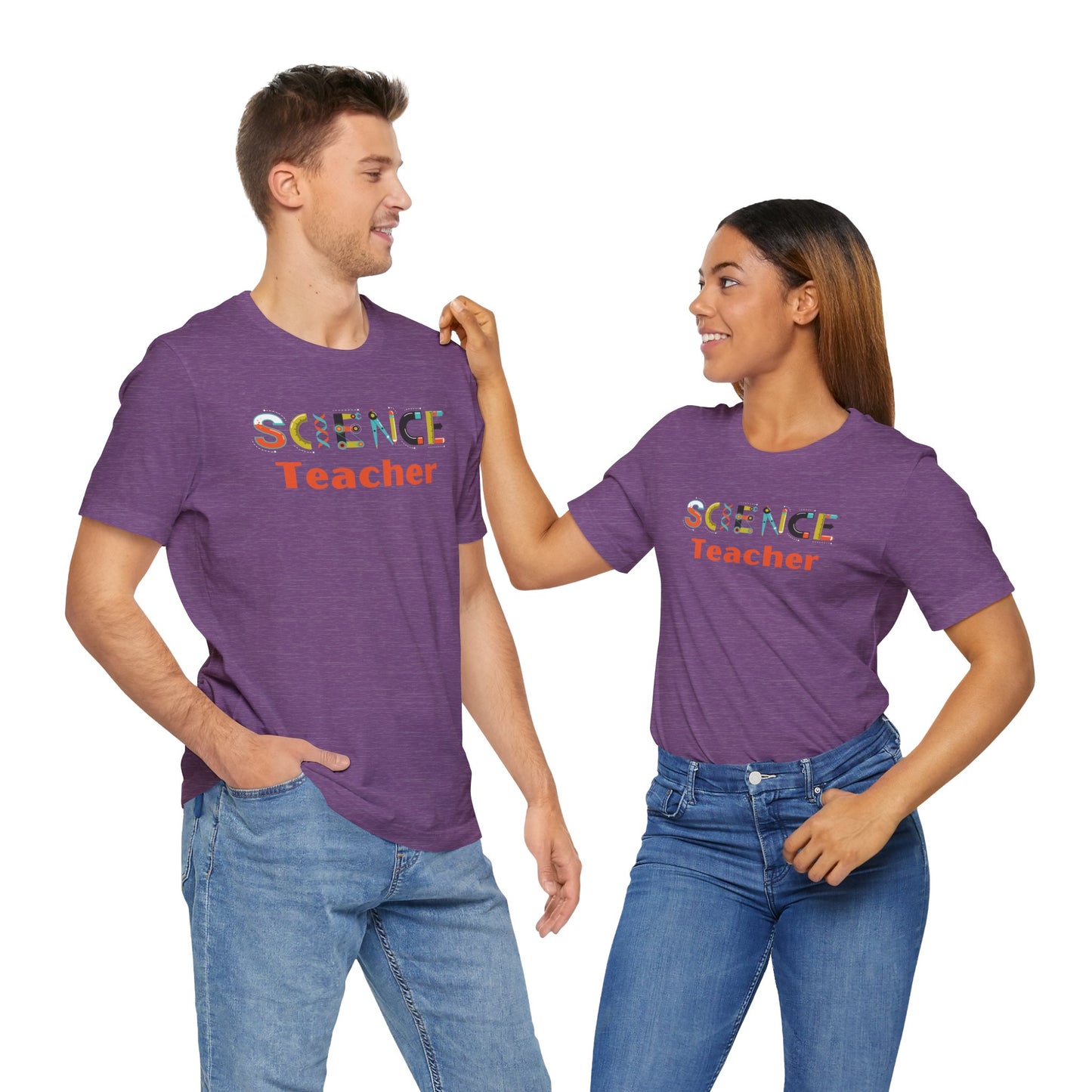 Science Teacher Unisex Tee - Fun & Colorful Graphic Shirt for Educators