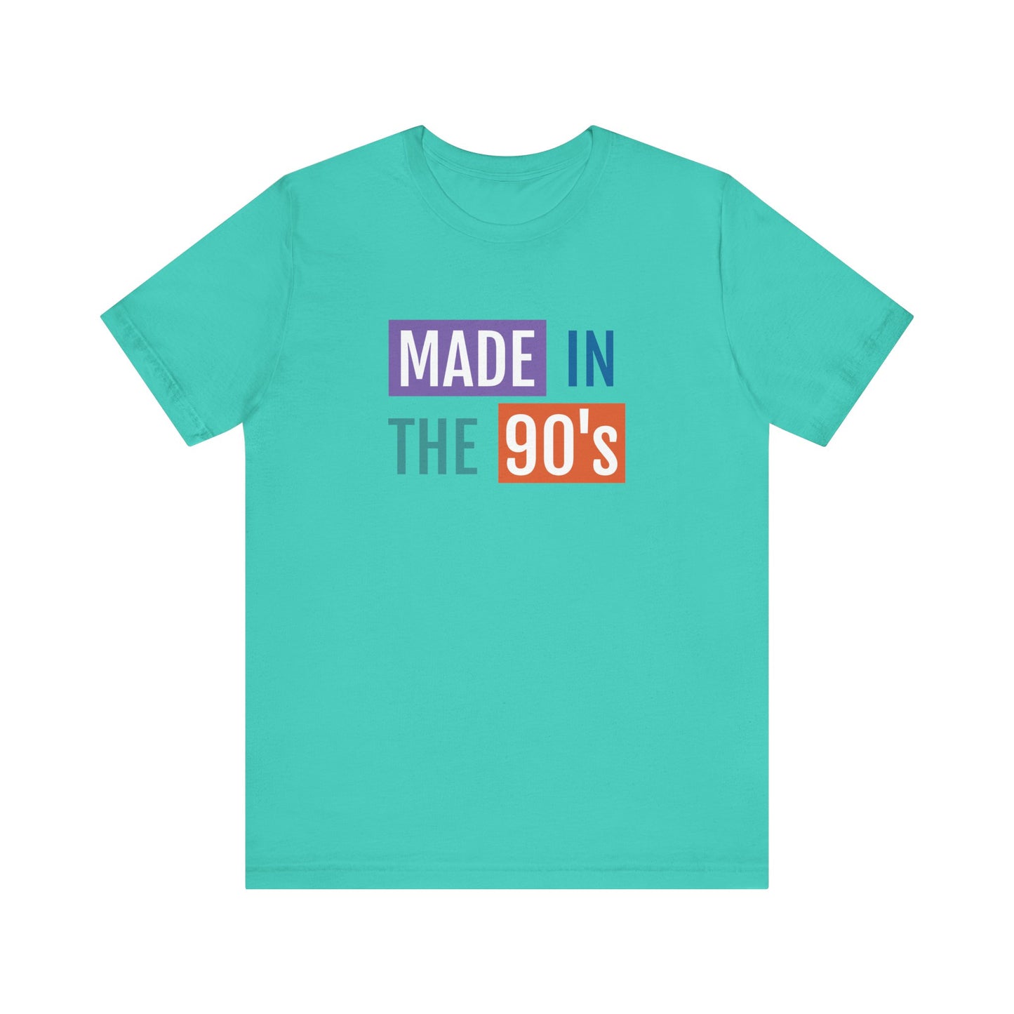 90's Nostalgia Unisex Tee - Made in the 90's Short Sleeve T-Shirt