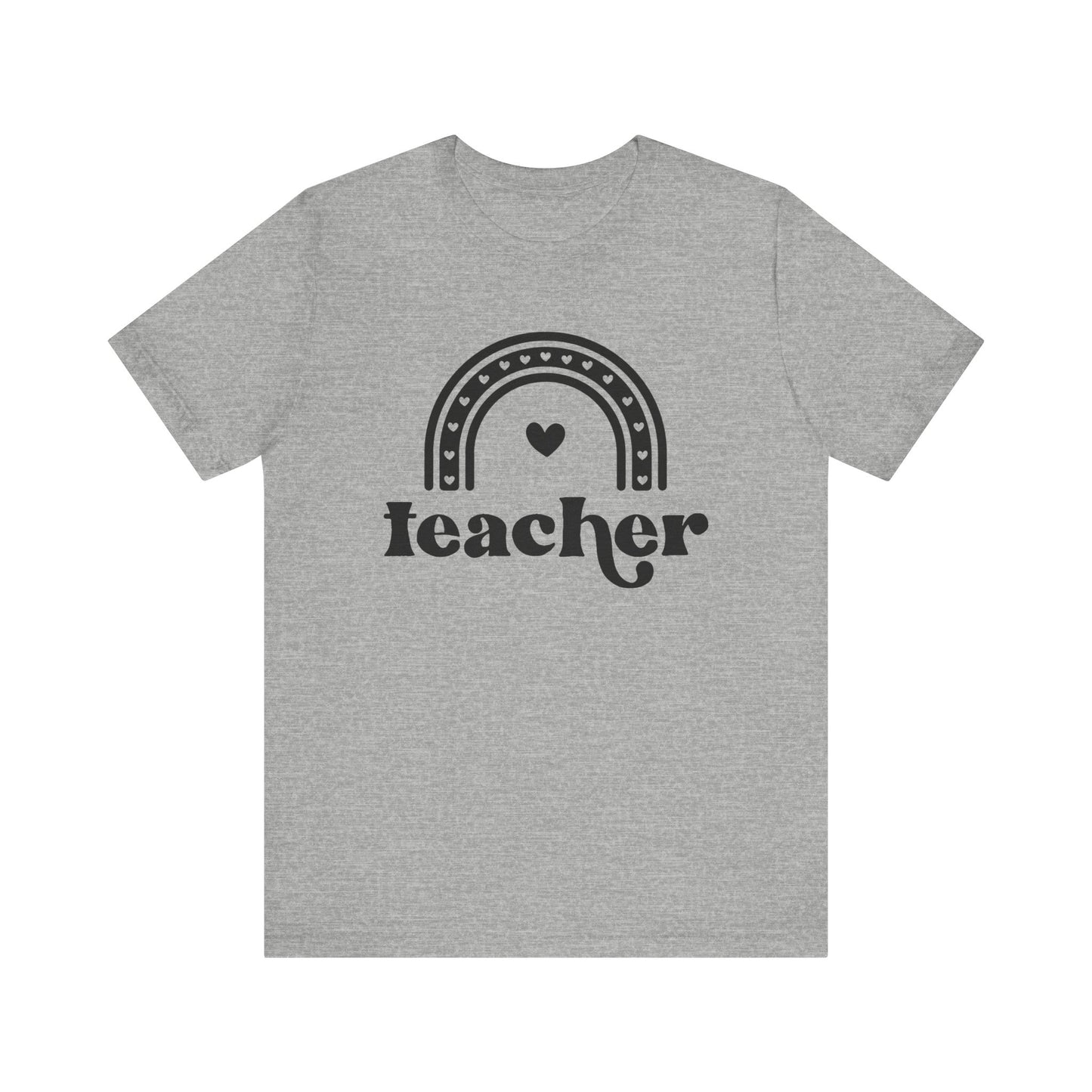 Teacher Rainbow Tee - Unisex Short Sleeve T-Shirt