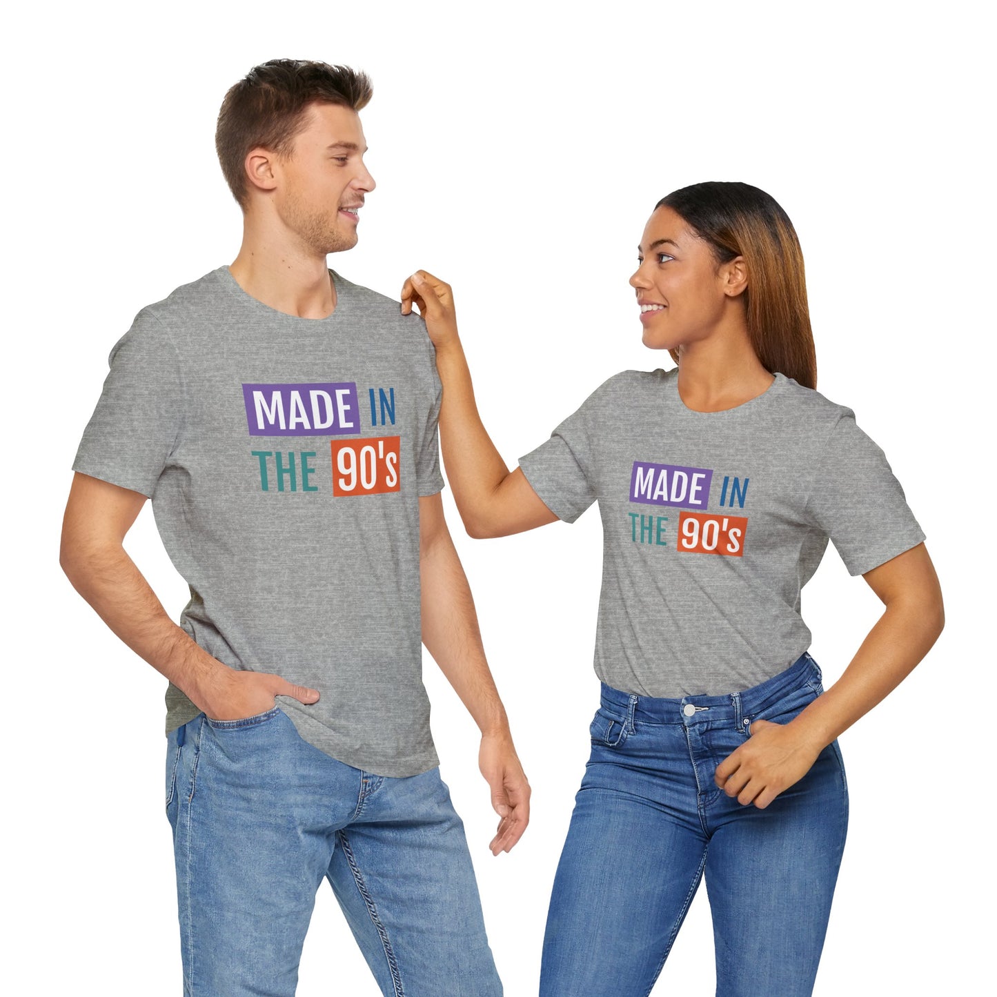 90's Nostalgia Unisex Tee - Made in the 90's Short Sleeve T-Shirt