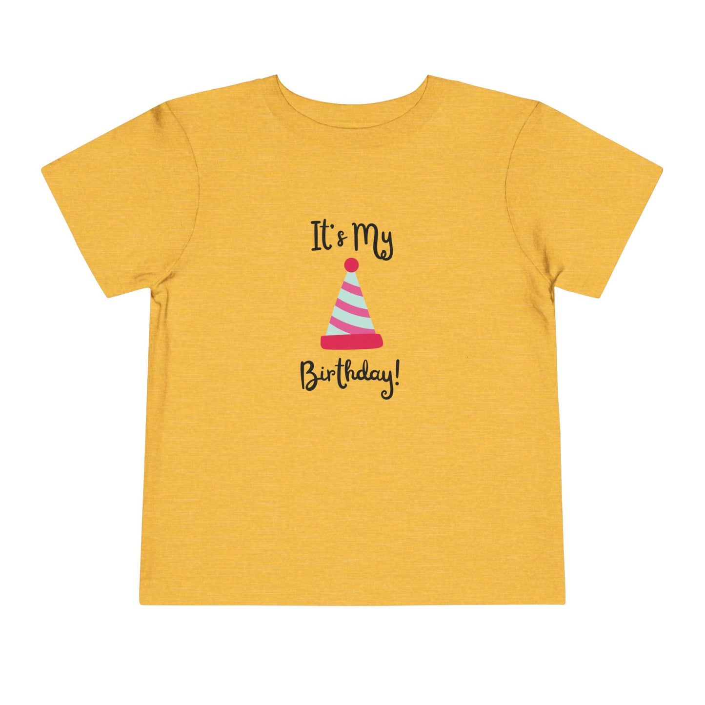 Birthday Party Toddler Tee - "It's My Birthday!"