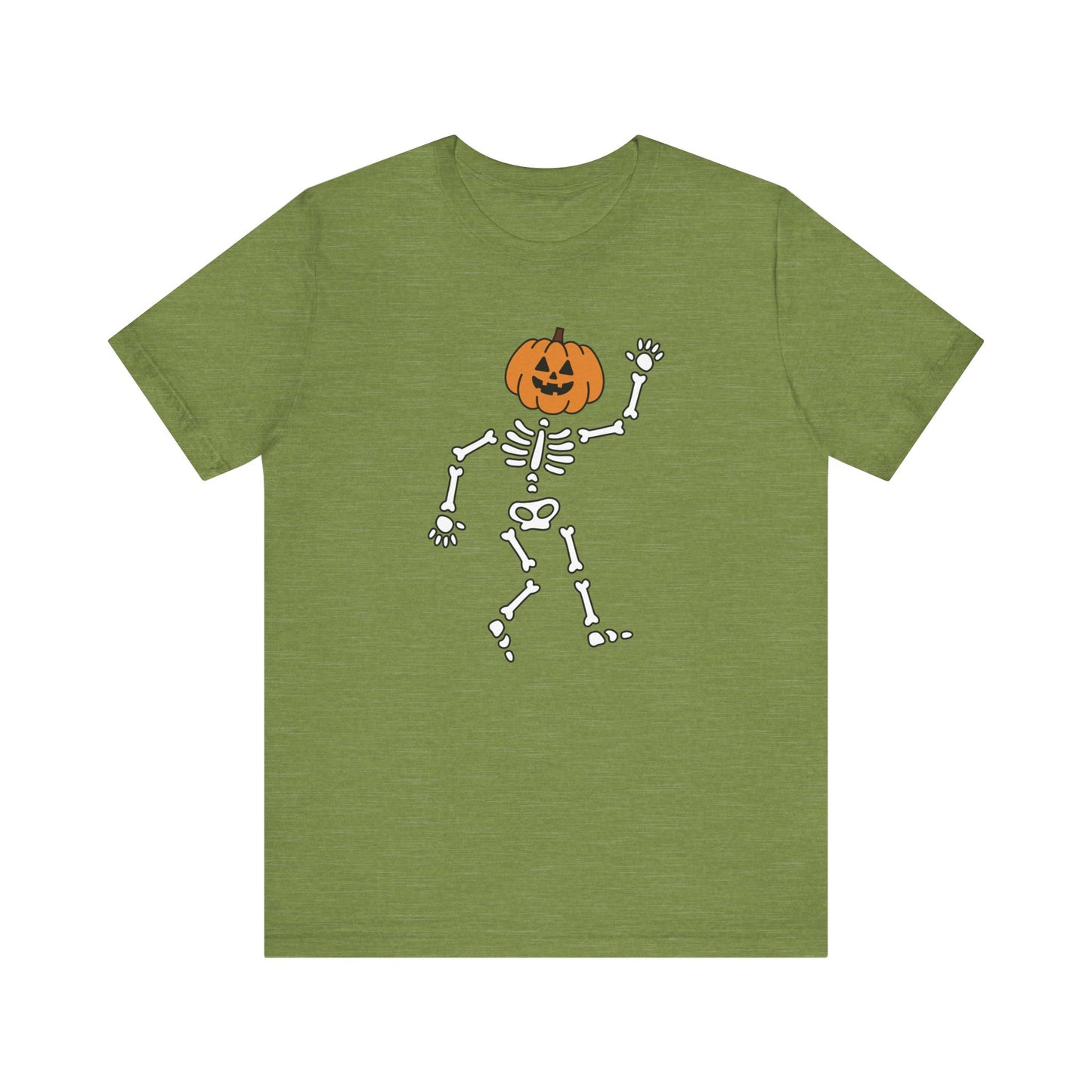 Halloween Skeleton Tee, Fun T-Shirt for Fall Celebrations, Spooky Season Outfit, Perfect for Costume Parties, Trick or Treat Events