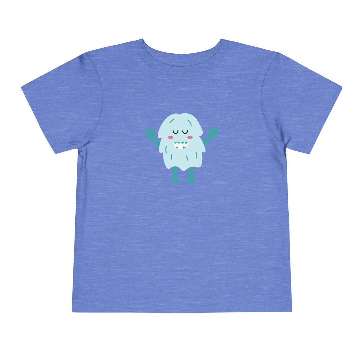Cute Monster Toddler Short Sleeve Tee - Adorable Playful Shirt for Kids