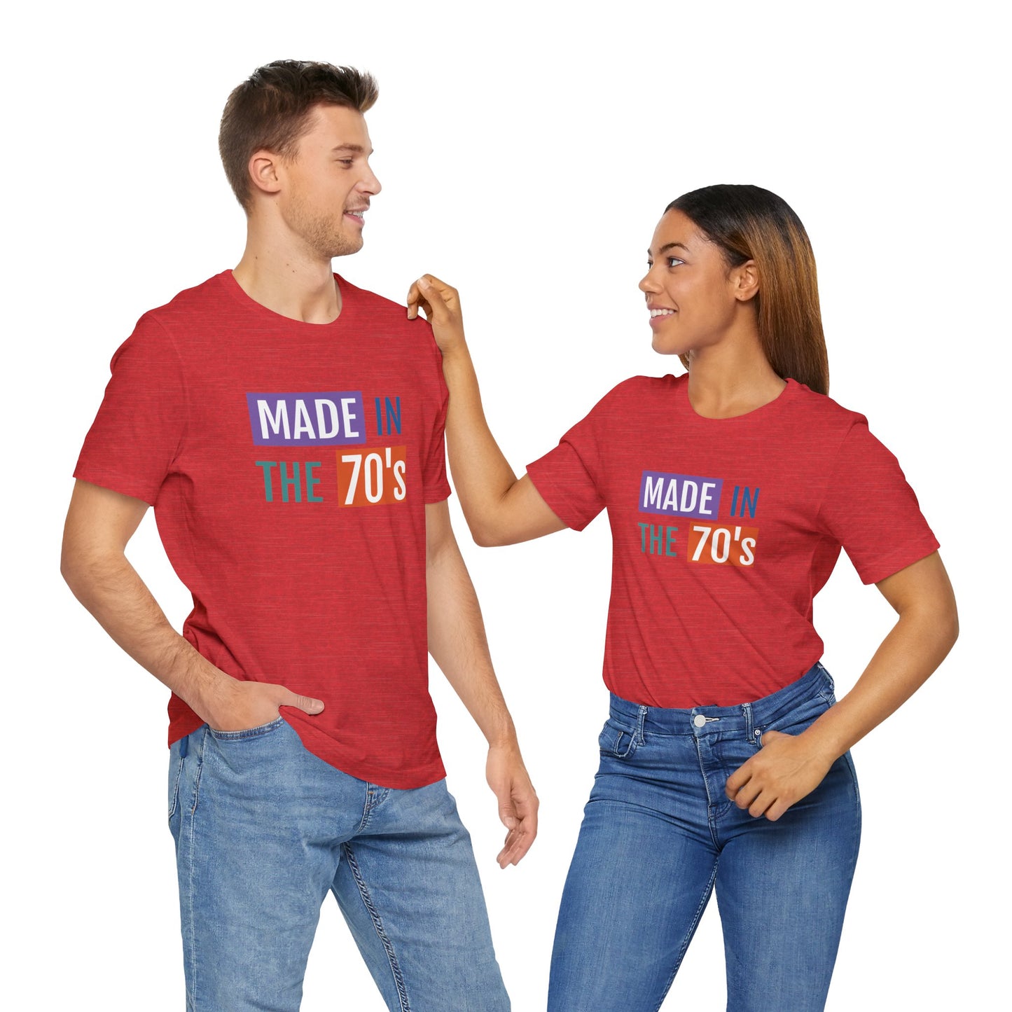 Retro Made in the 70's Unisex Tee - Vintage Style Short Sleeve Shirt
