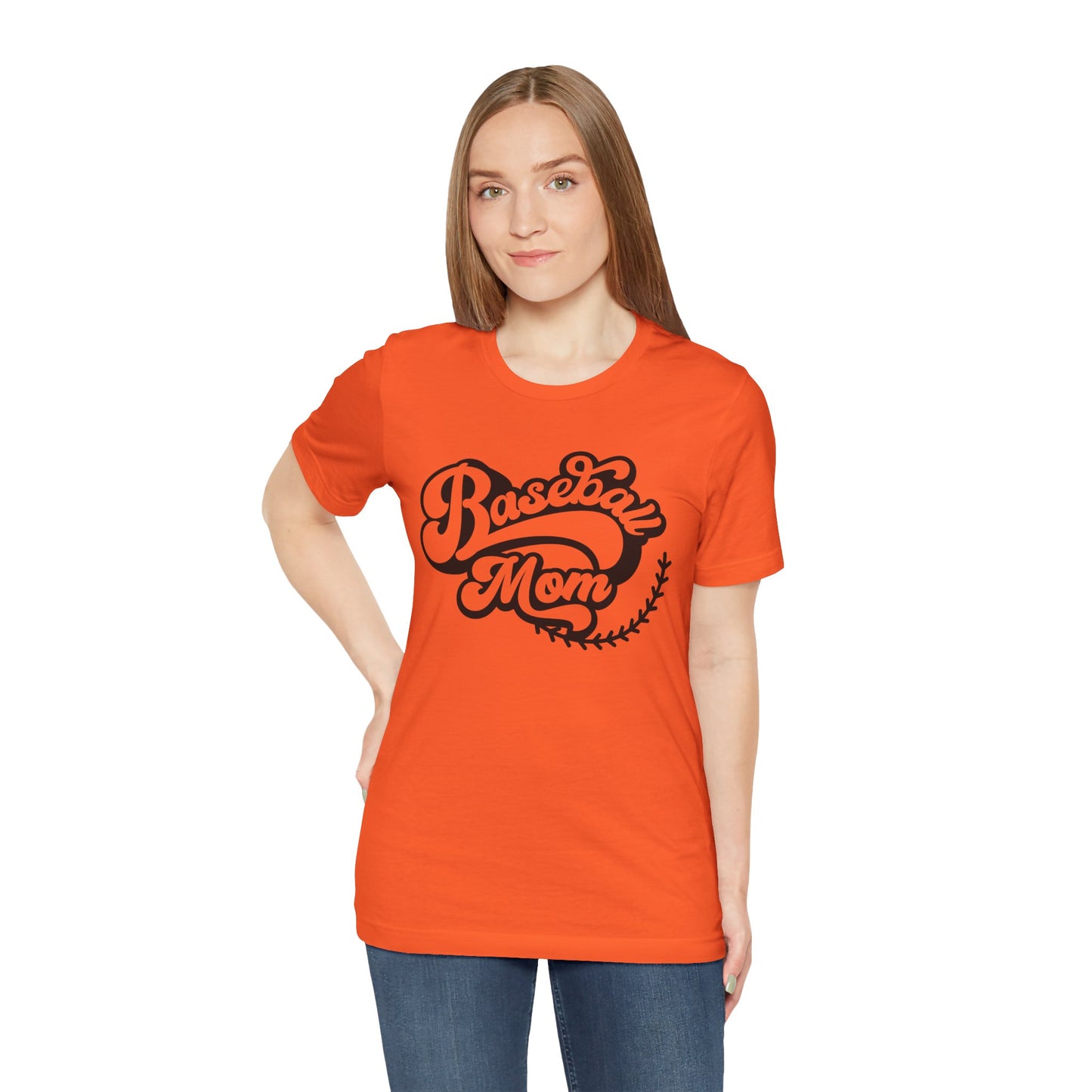 Baseball Mom Jersey Tee - Supportive & Stylish Shirt for Sports Moms