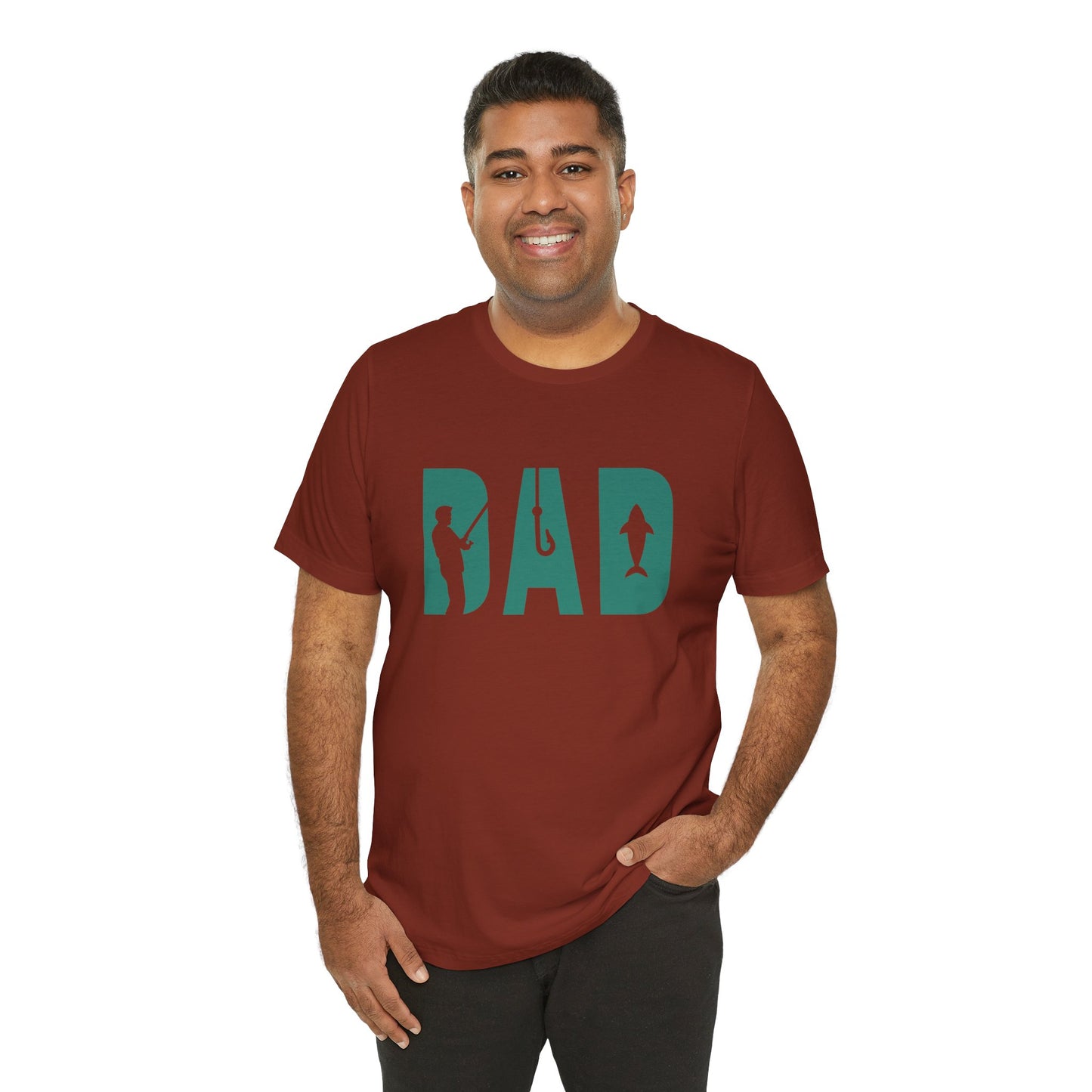 Fishing Dad Jersey Tee - Perfect Gift for Father's Day and Outdoor Lovers