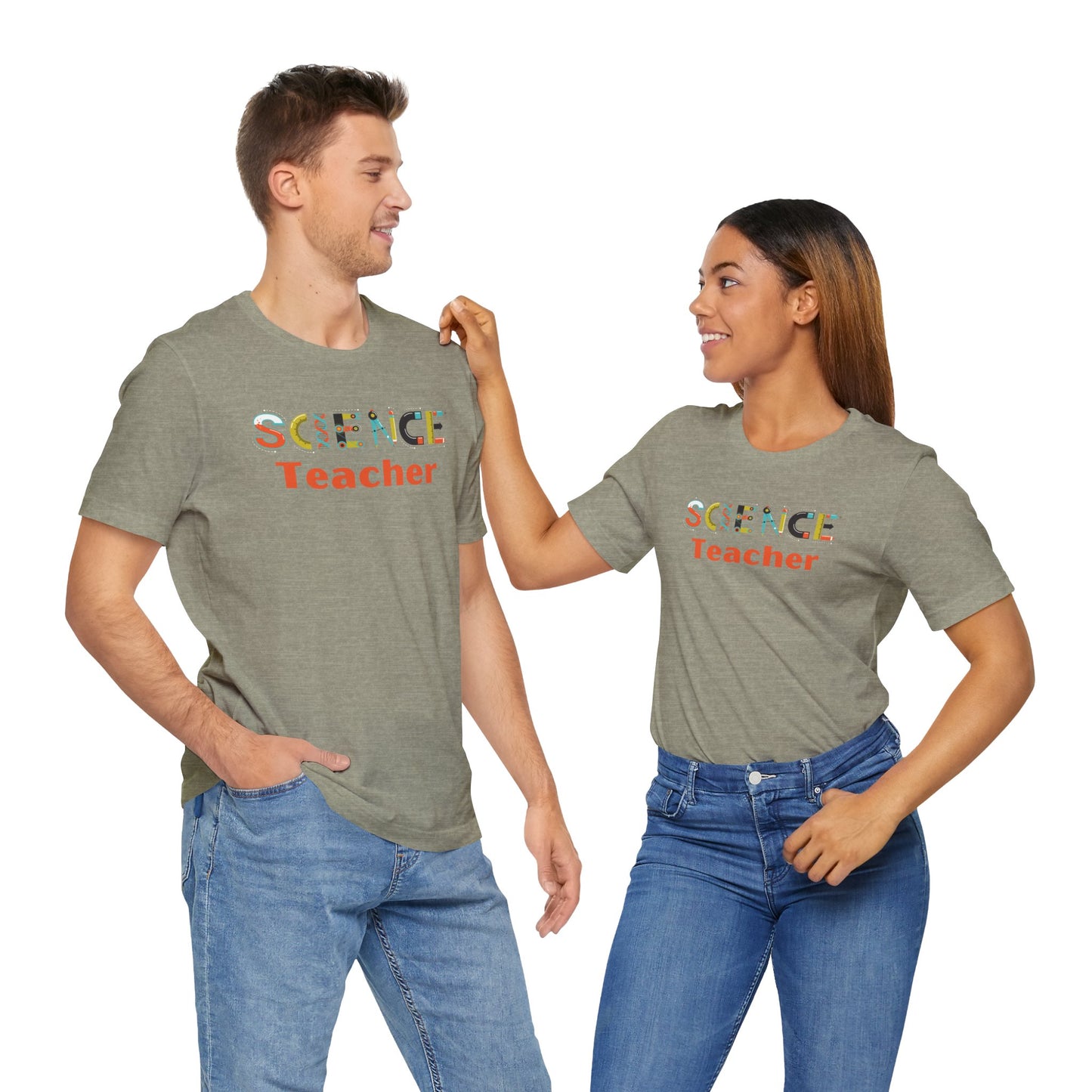 Science Teacher Unisex Tee - Fun & Colorful Graphic Shirt for Educators