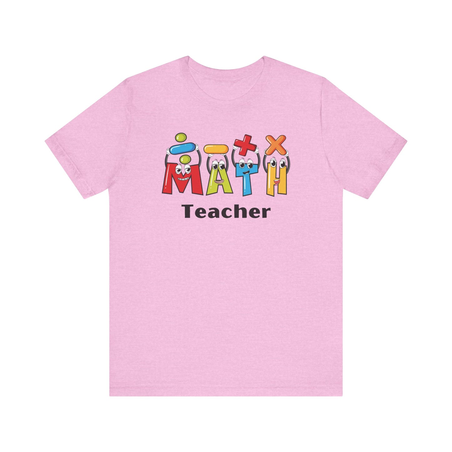 Fun Math Teacher Unisex Jersey Short Sleeve Tee - Perfect for Classroom and Gifts