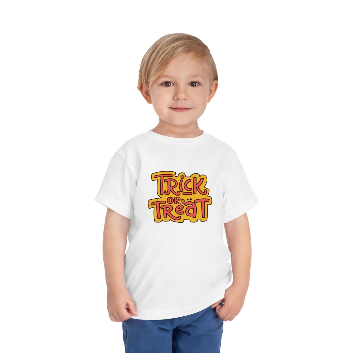 Toddler Halloween Tee, Trick or Treat Shirt, Kids Halloween Outfit, Toddler Short Sleeve Top, Fall Festivity Shirt, Costume Alternative