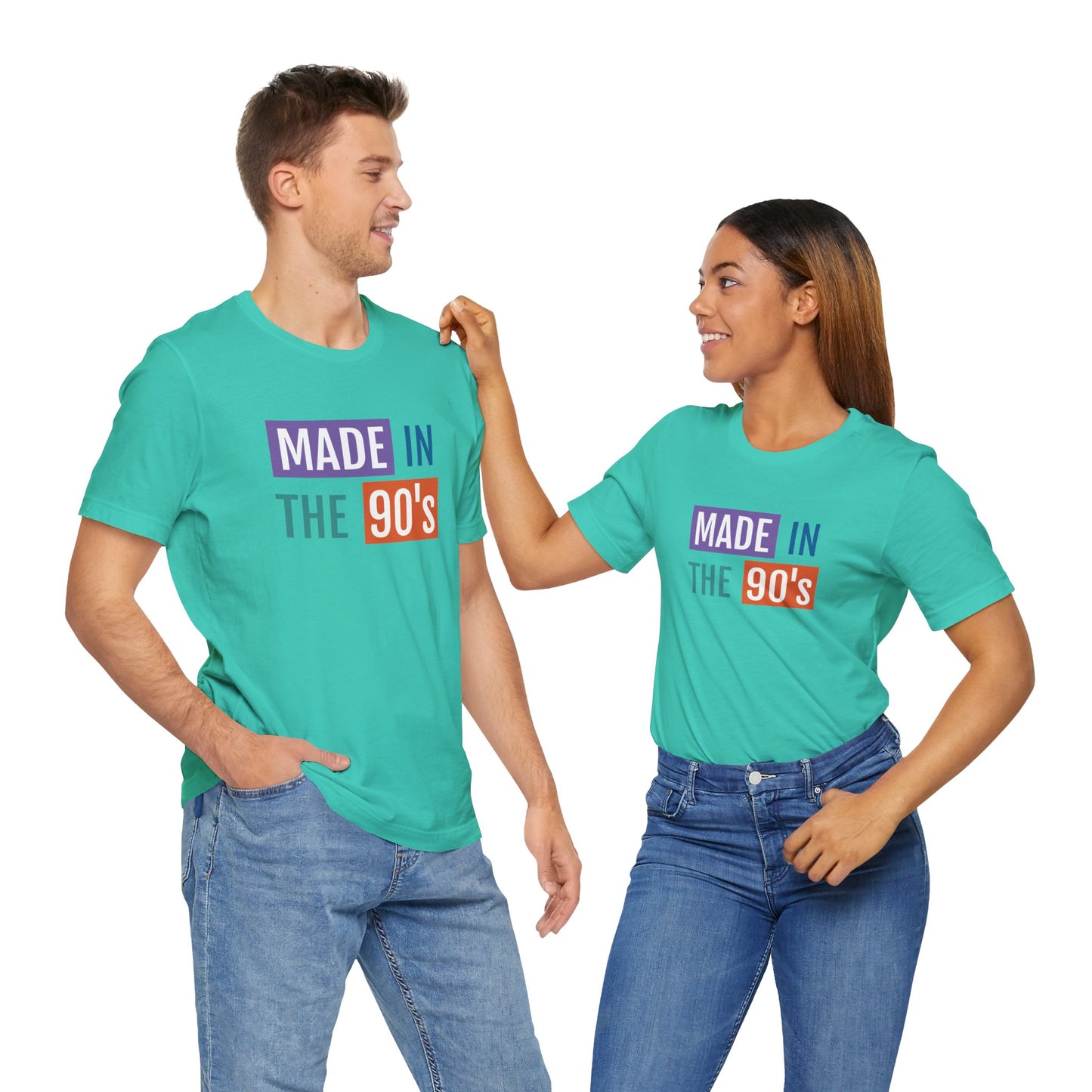 90's Nostalgia Unisex Tee - Made in the 90's Short Sleeve T-Shirt
