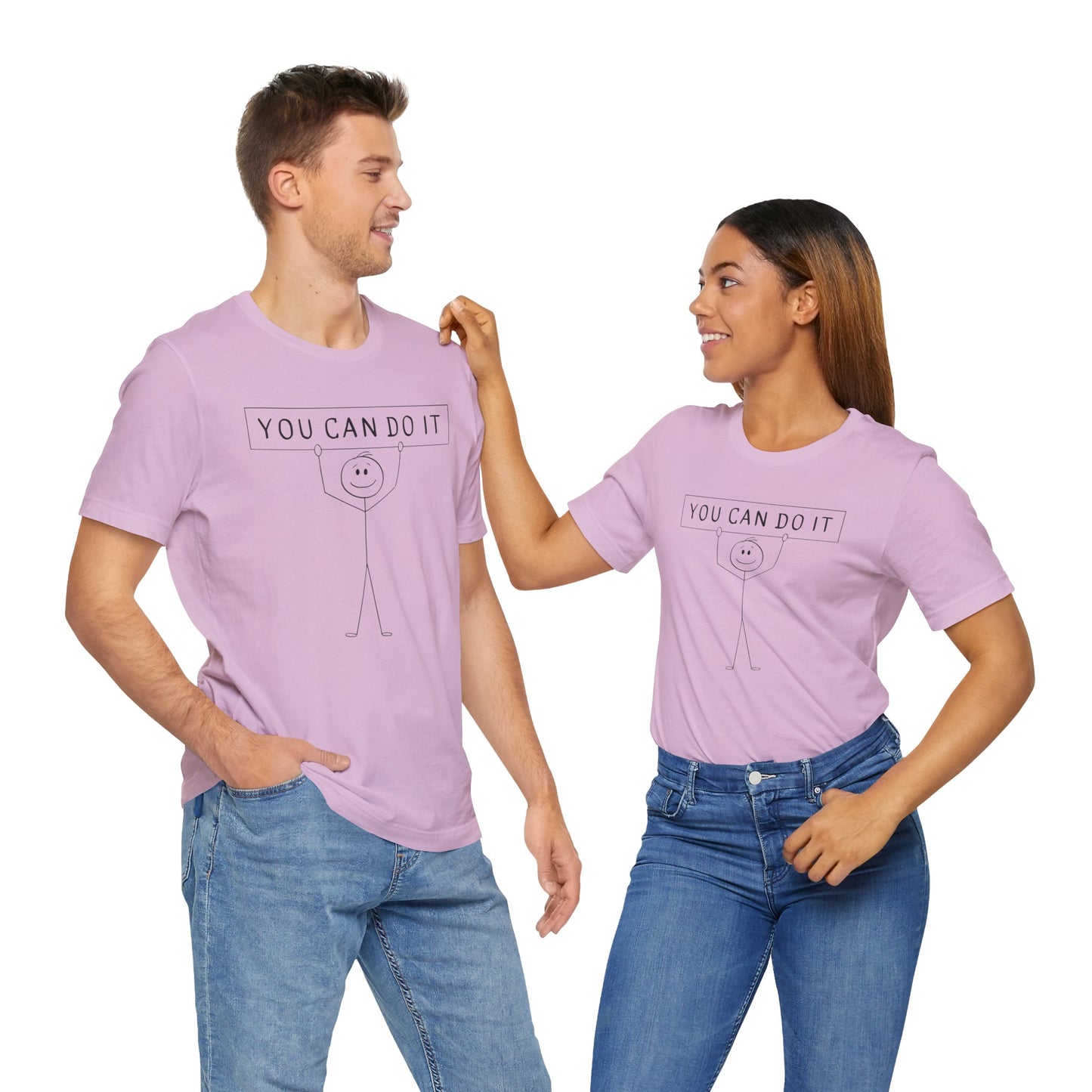 Motivational Unisex Tee - 'You Can Do It' Inspirational Shirt