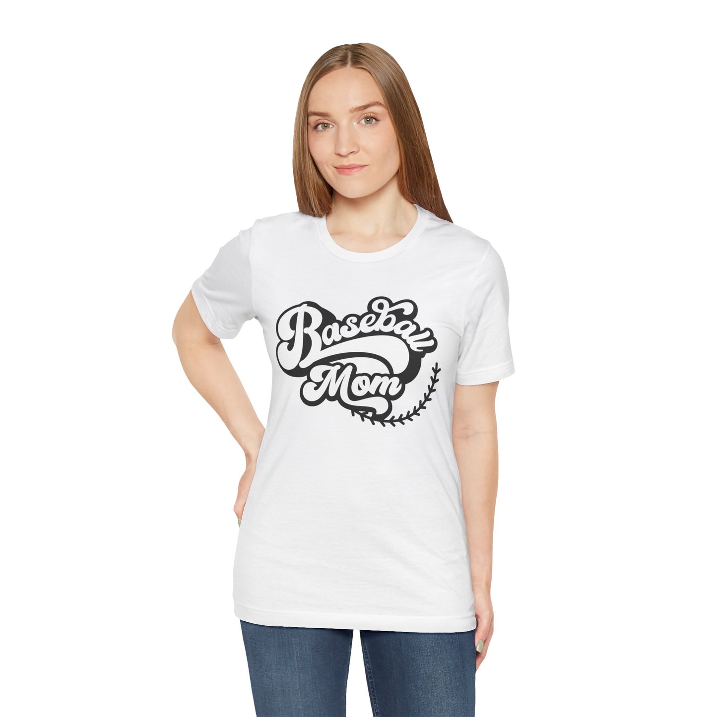 Baseball Mom Jersey Tee - Supportive & Stylish Shirt for Sports Moms