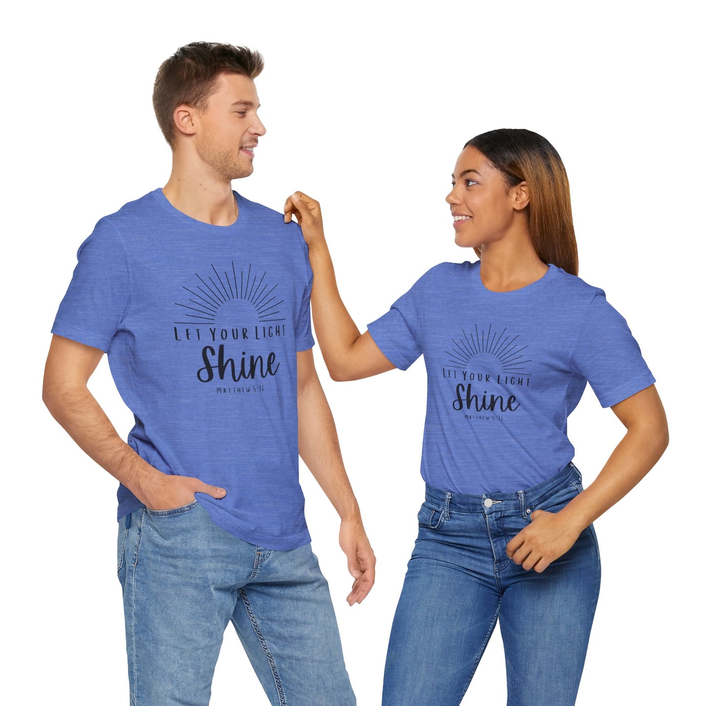 Inspirational Tee - "Let Your Light Shine"