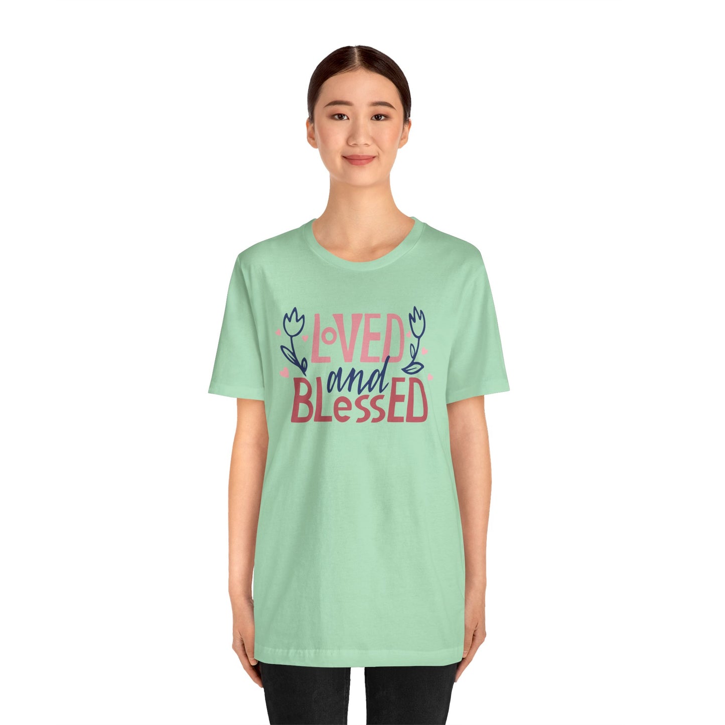 Loved and Blessed Jersey Tee - Sweet Comfort for Everyday Wear