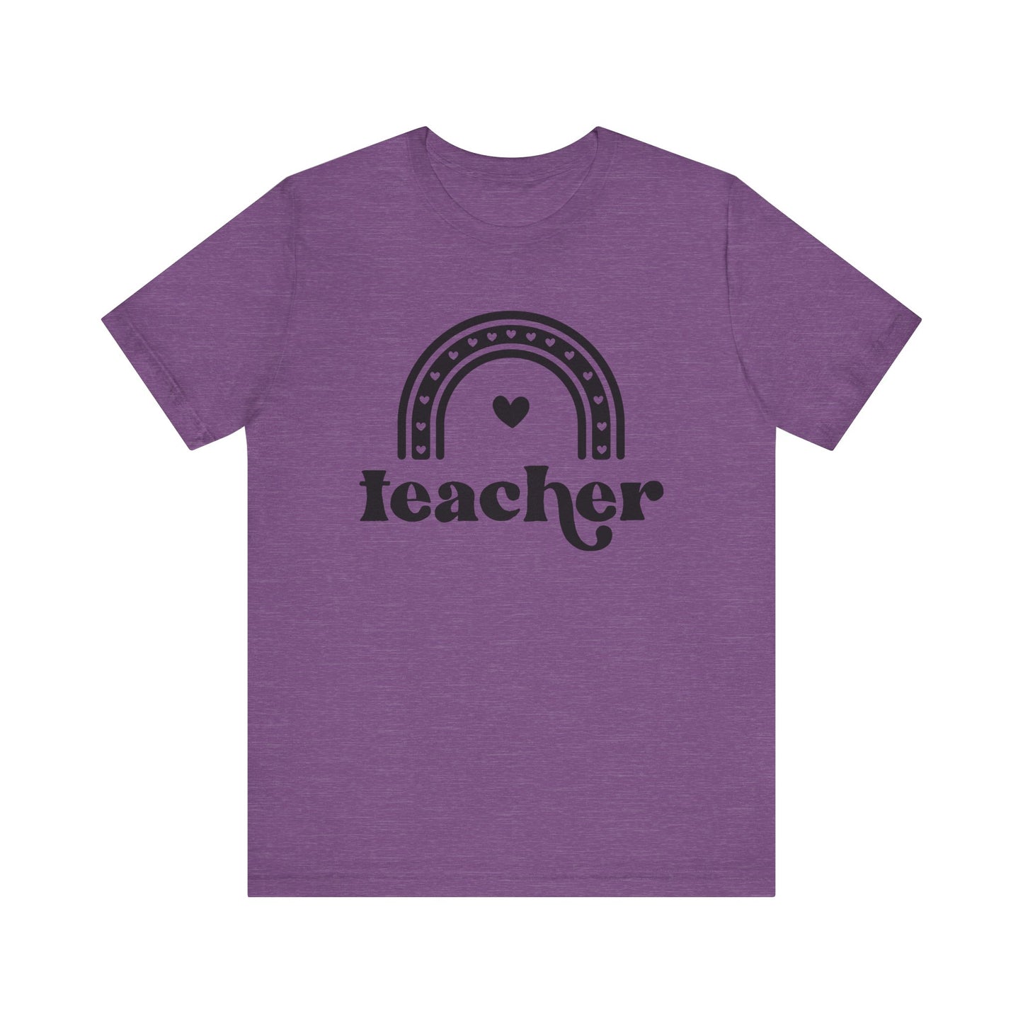 Teacher Rainbow Tee - Unisex Short Sleeve T-Shirt