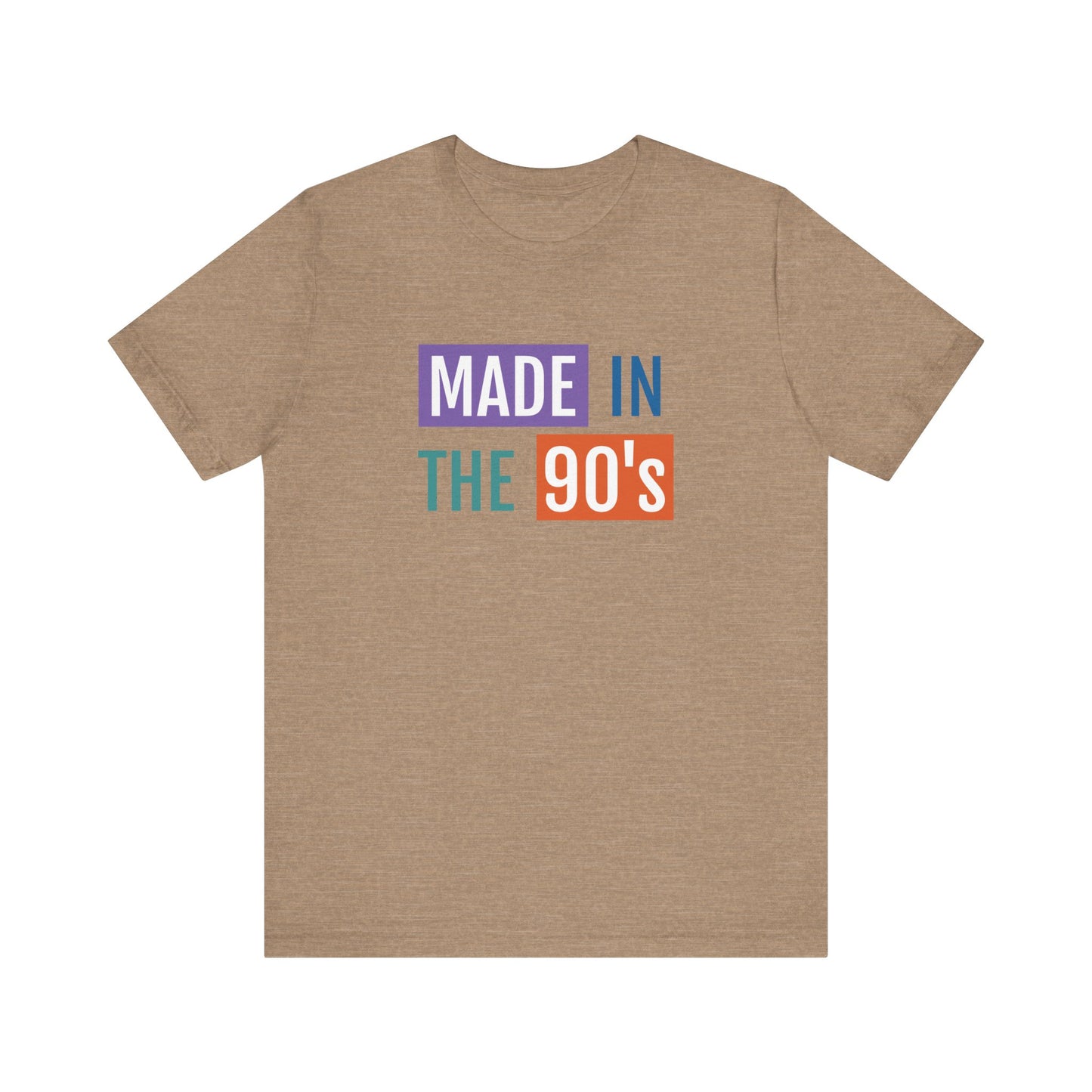 90's Nostalgia Unisex Tee - Made in the 90's Short Sleeve T-Shirt