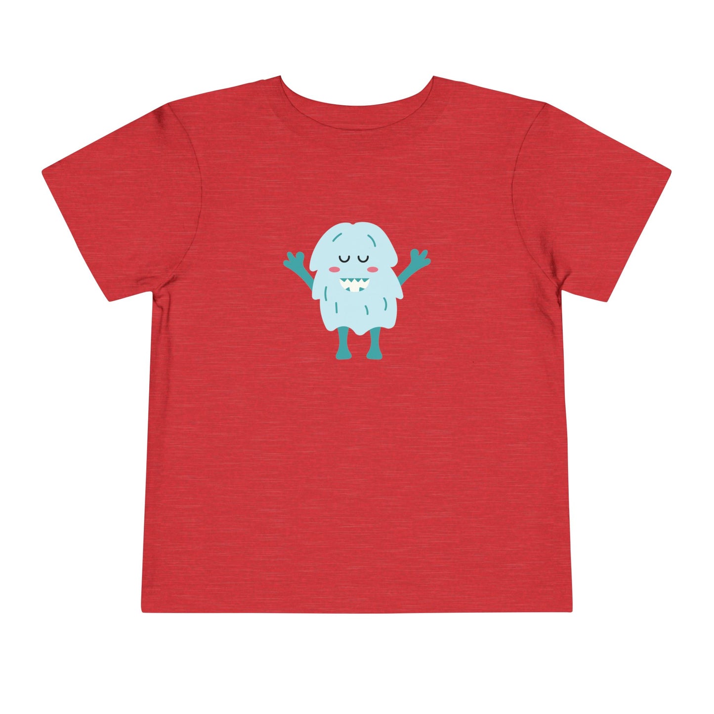 Cute Monster Toddler Short Sleeve Tee - Adorable Playful Shirt for Kids